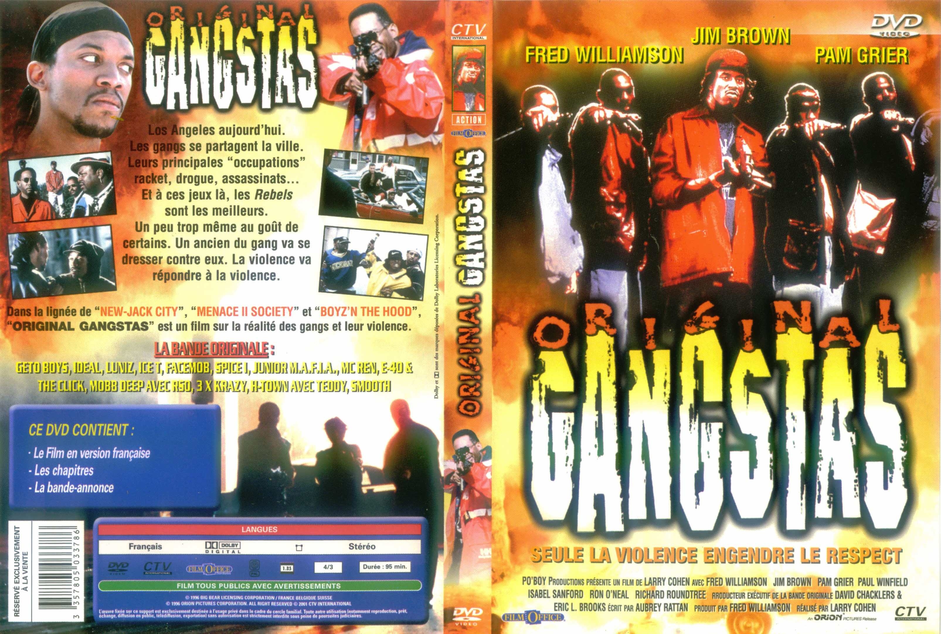 Jaquette DVD Original gangstas