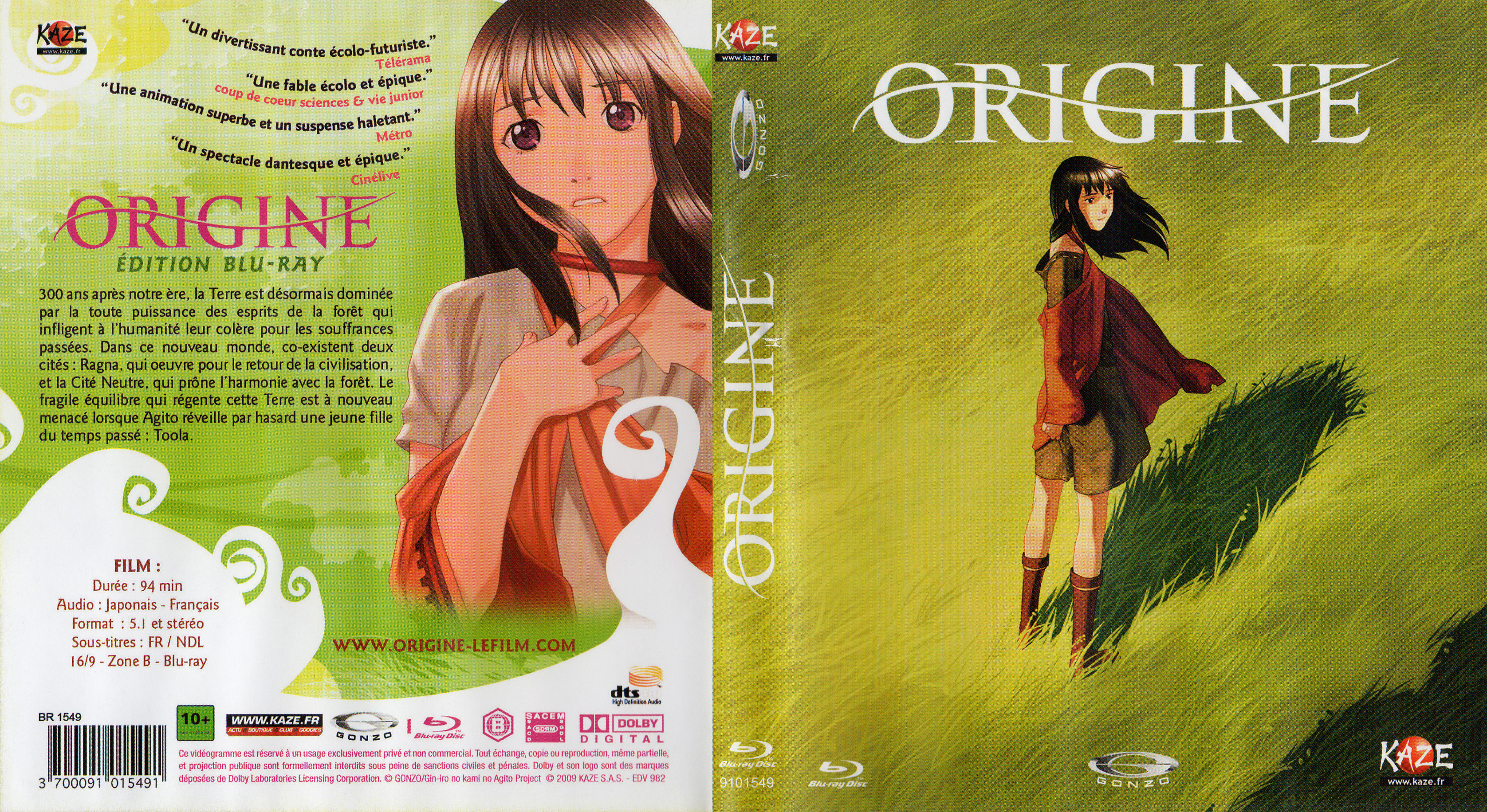 Jaquette DVD Origine (BLU-RAY)