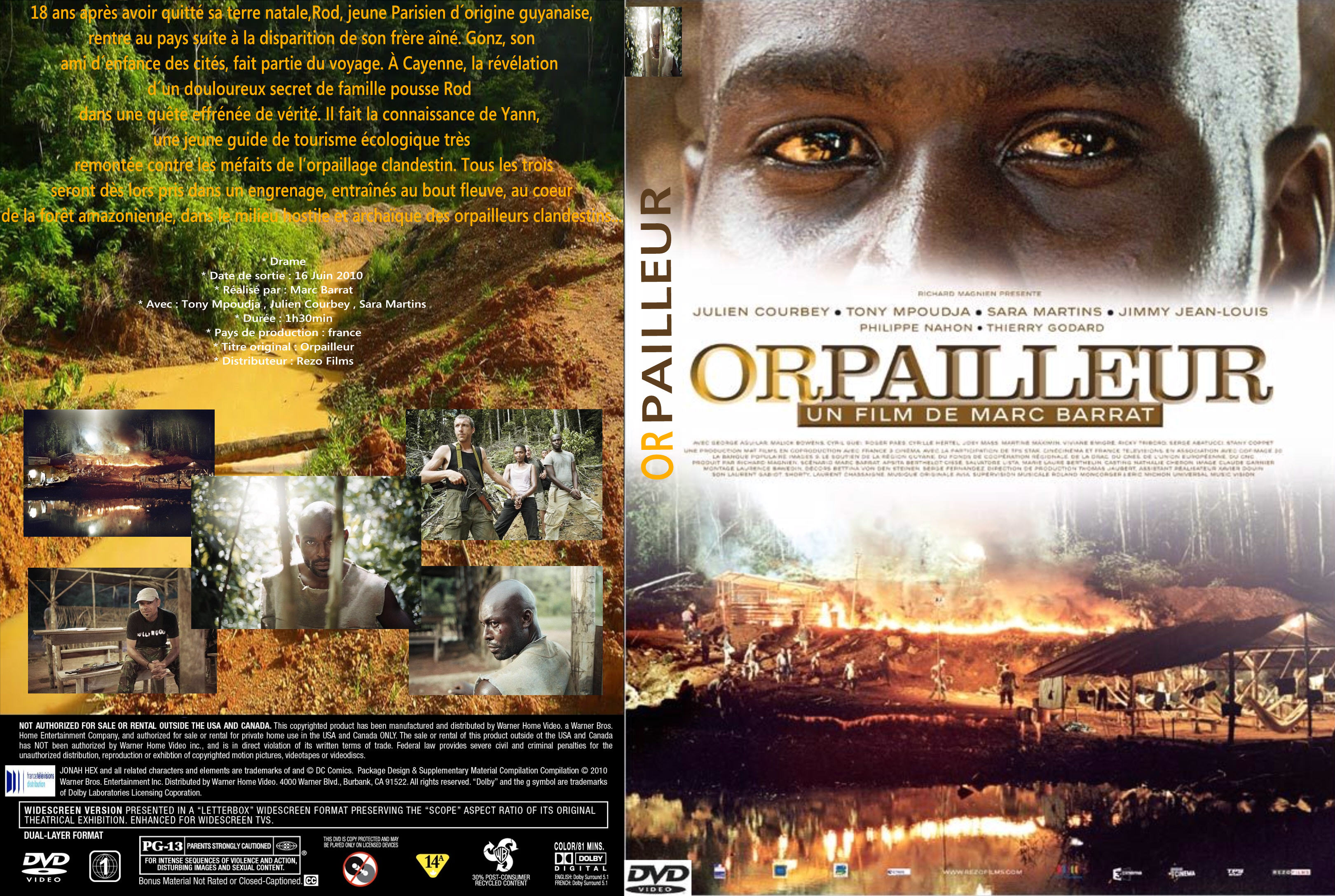 Jaquette DVD Orpailleur custom