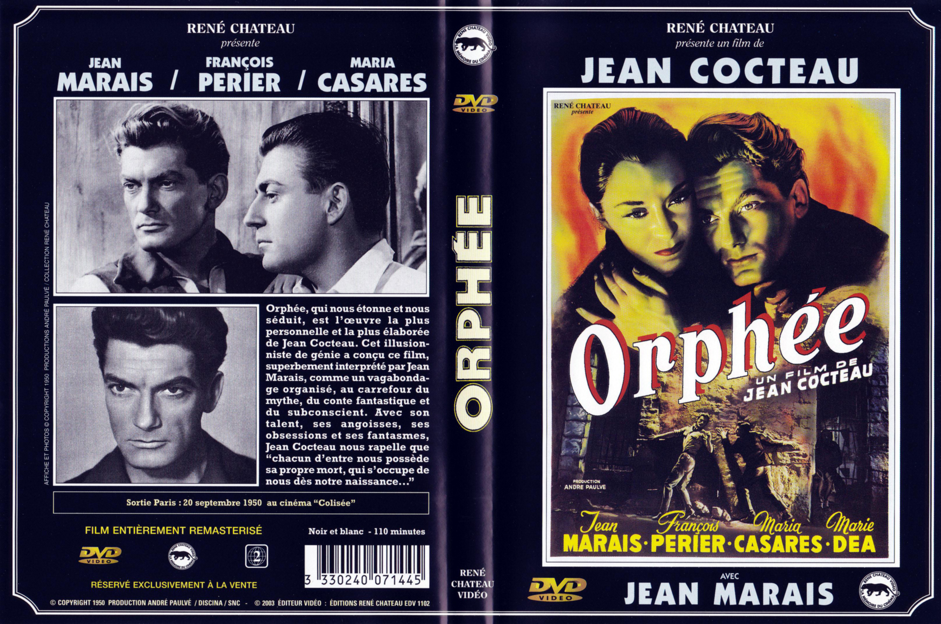 Jaquette DVD Orphe