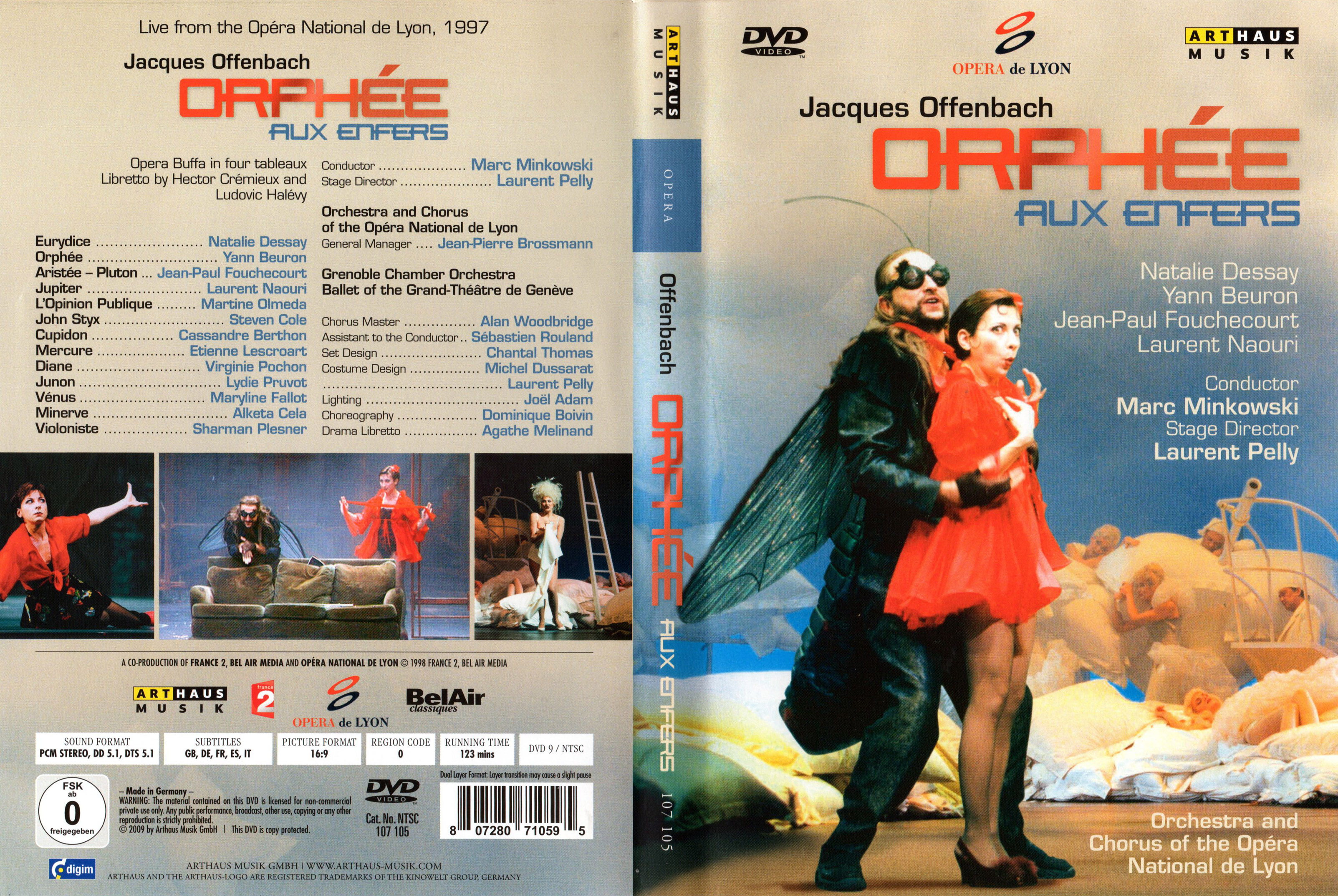 Jaquette DVD Orphe aux enfers