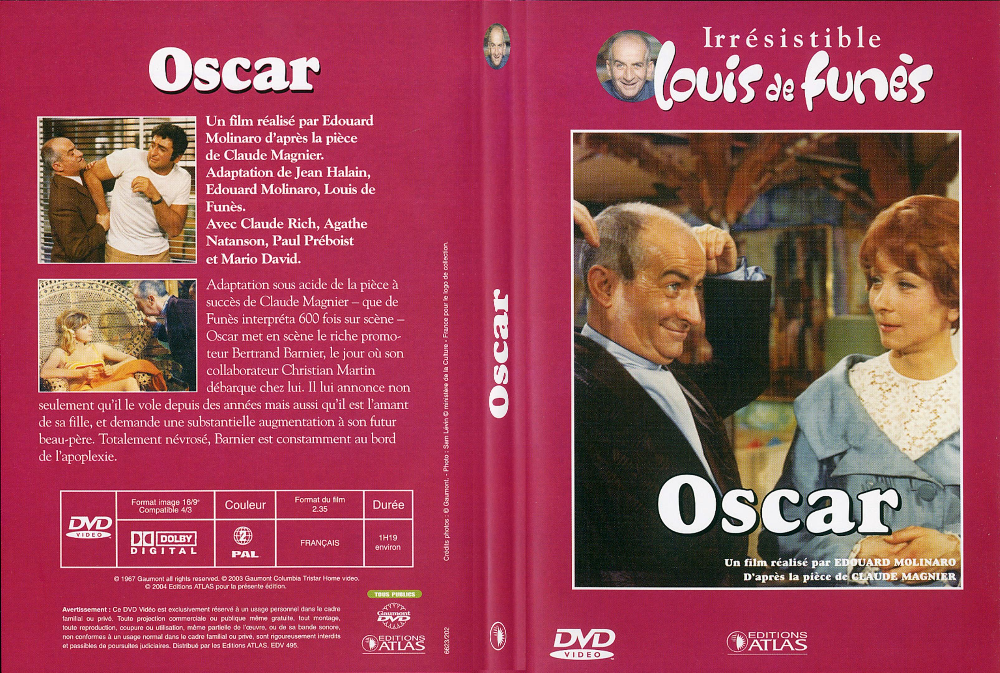 Jaquette DVD Oscar - SLIM