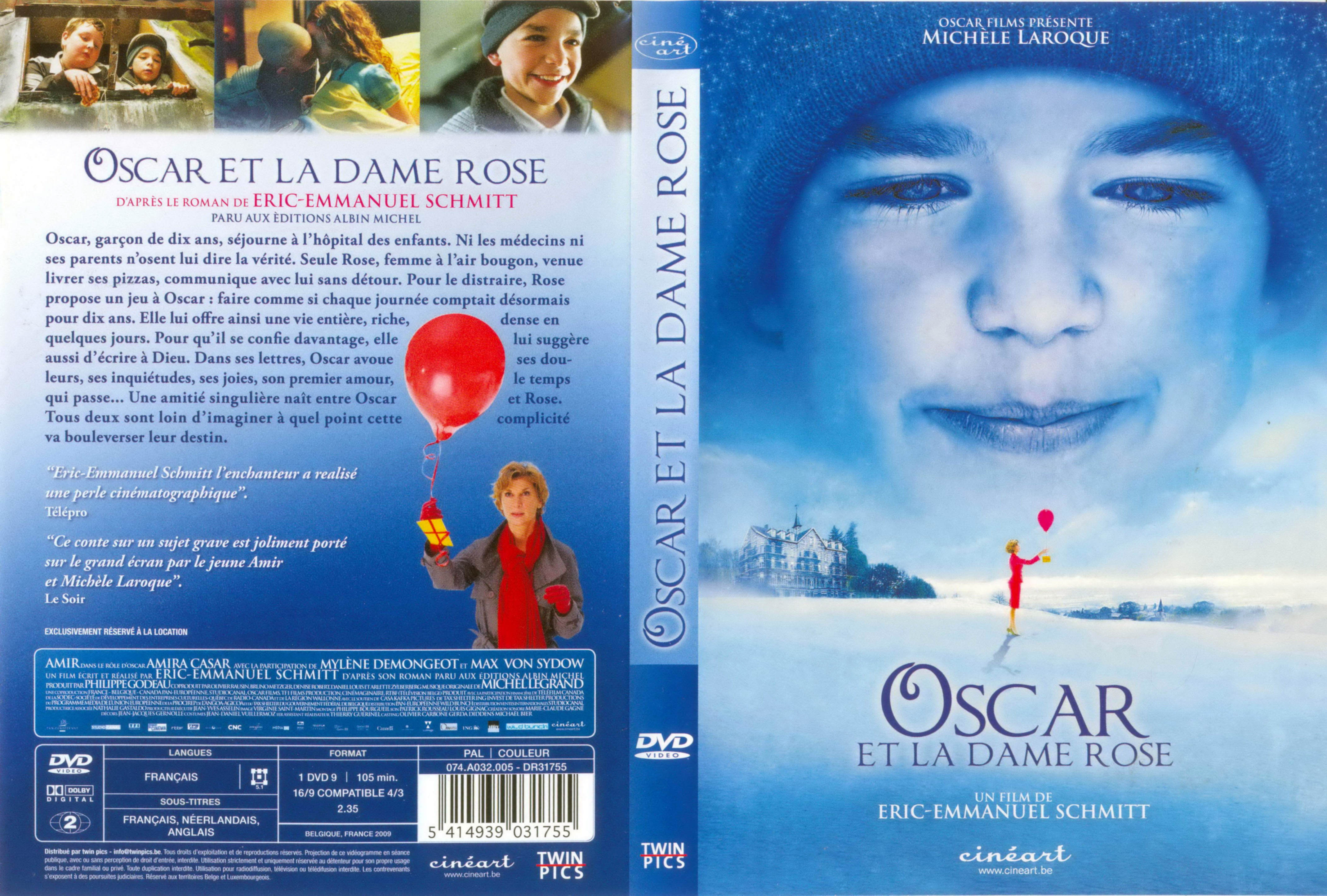 Jaquette DVD Oscar et la dame rose