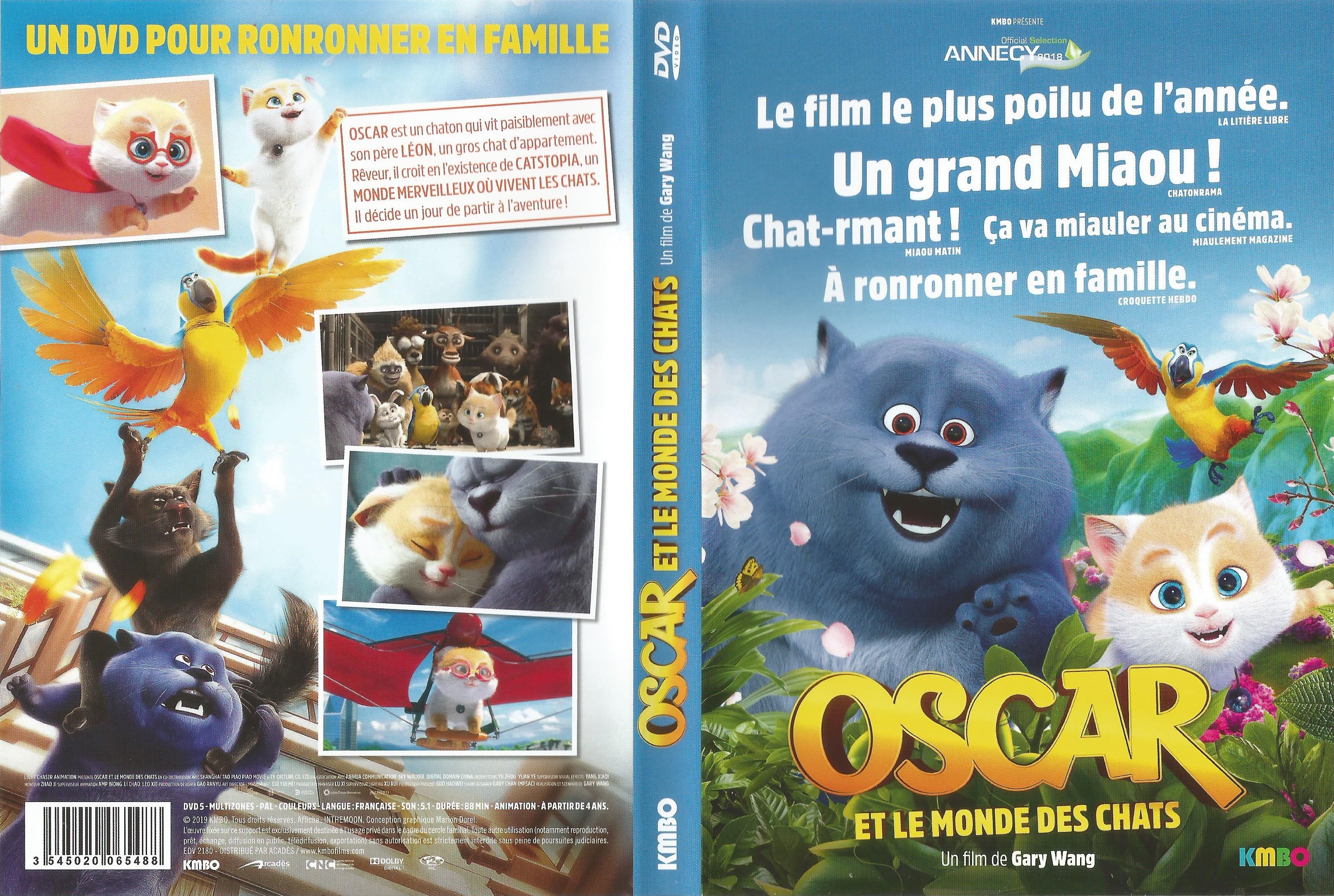 Jaquette DVD Oscar et le monde des chats
