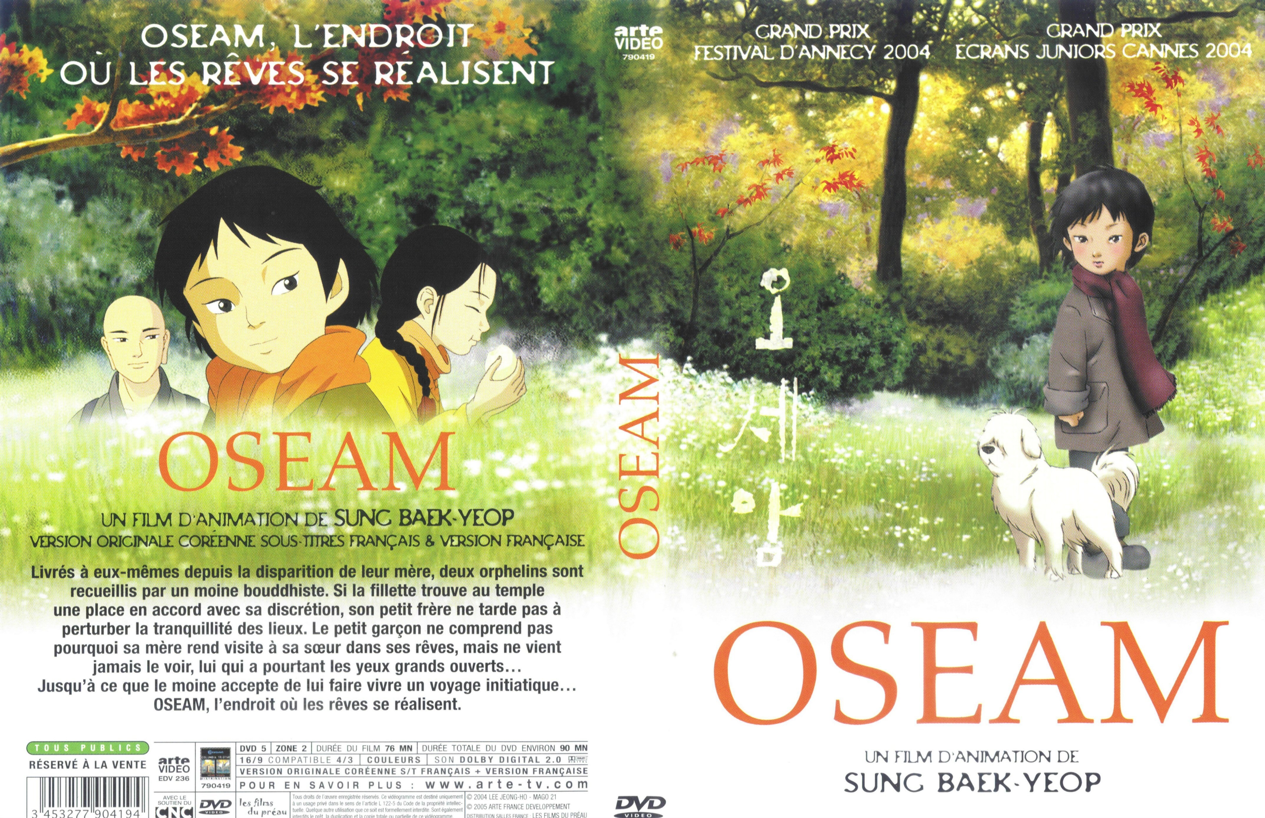 Jaquette DVD Oseam