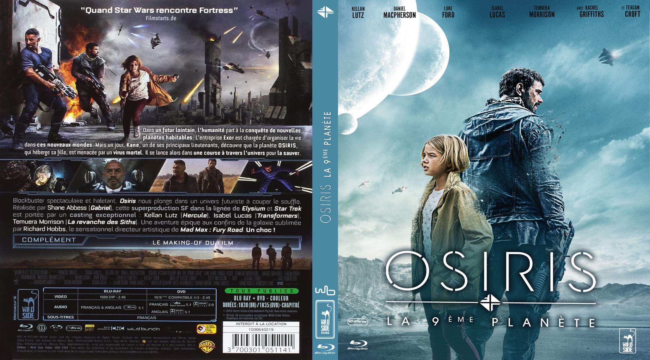 Jaquette DVD Osiris la 9 me plante (BLU-RAY)