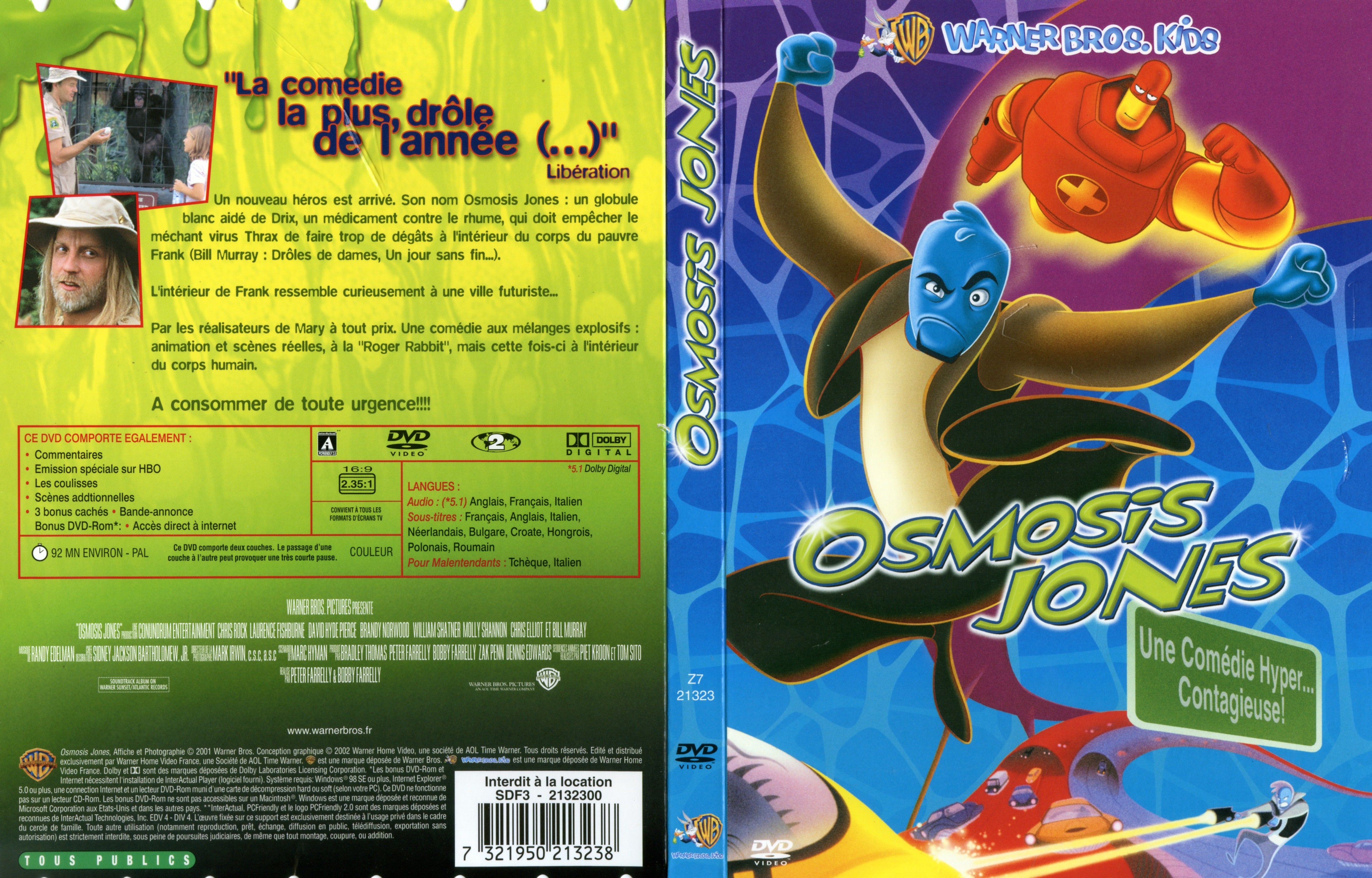 Jaquette DVD Osmosis Jones