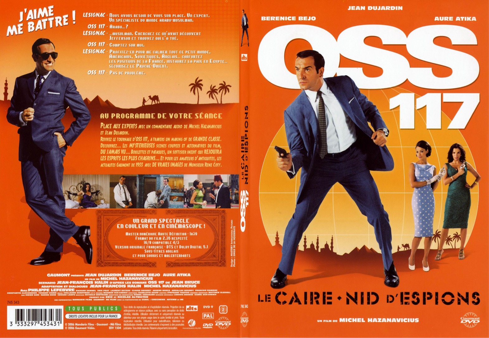 Jaquette DVD Oss 117 - SLIM