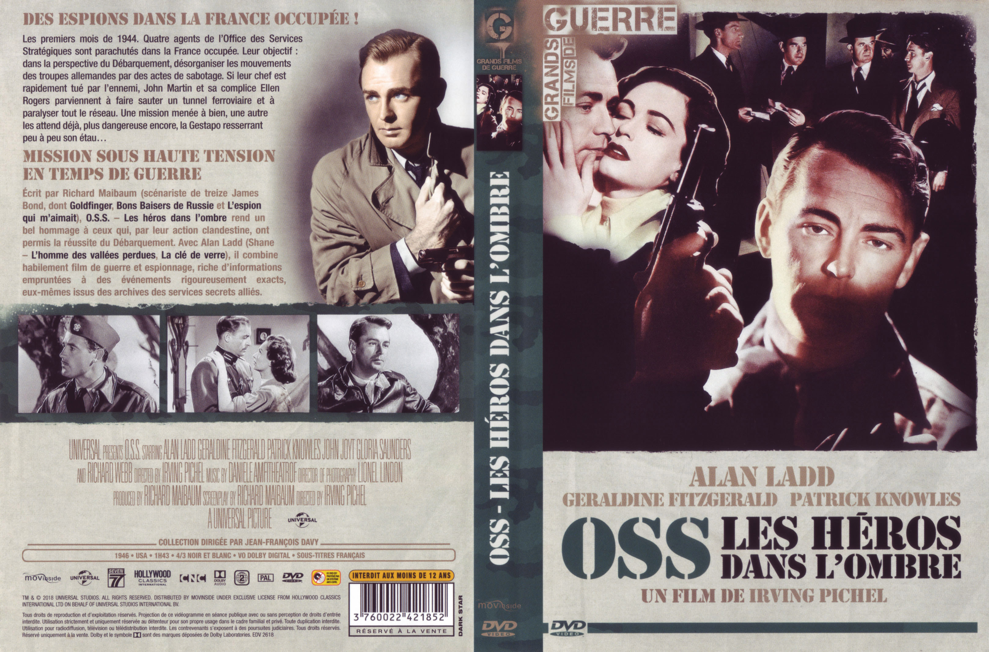 Jaquette DVD Oss - Les hros dans l