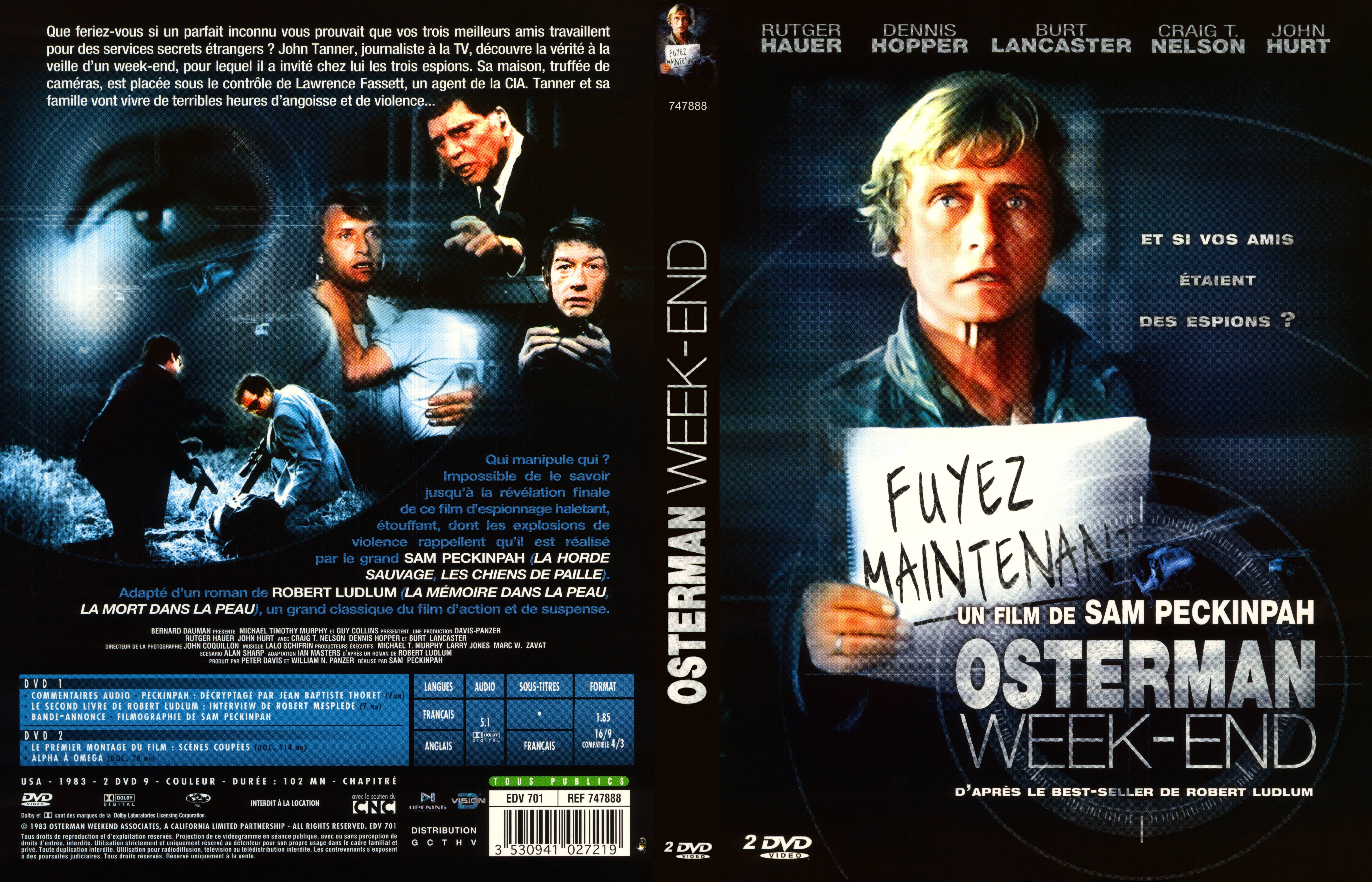 Jaquette DVD Osterman Week-End