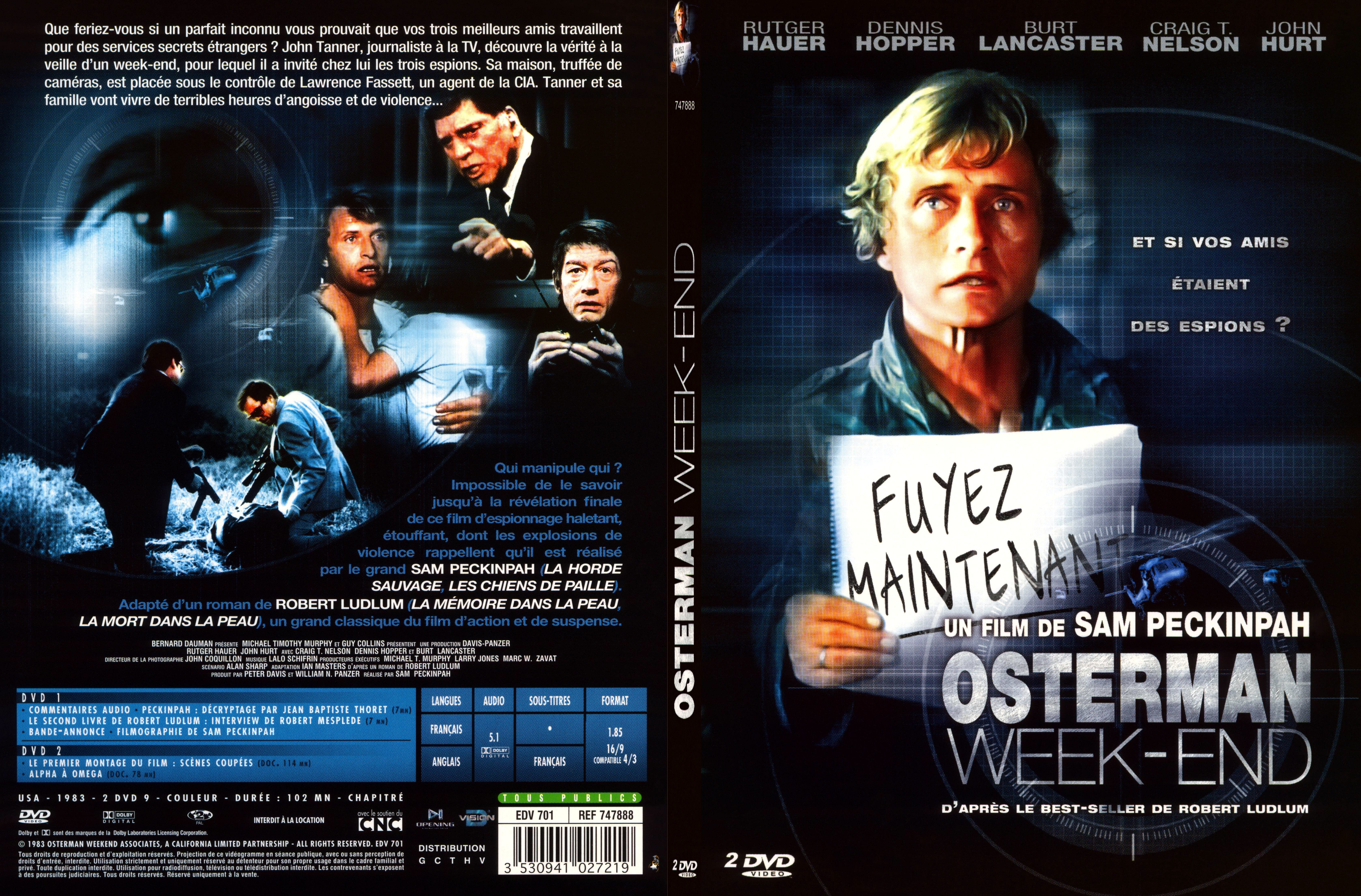 Jaquette DVD Osterman Week-End - SLIM