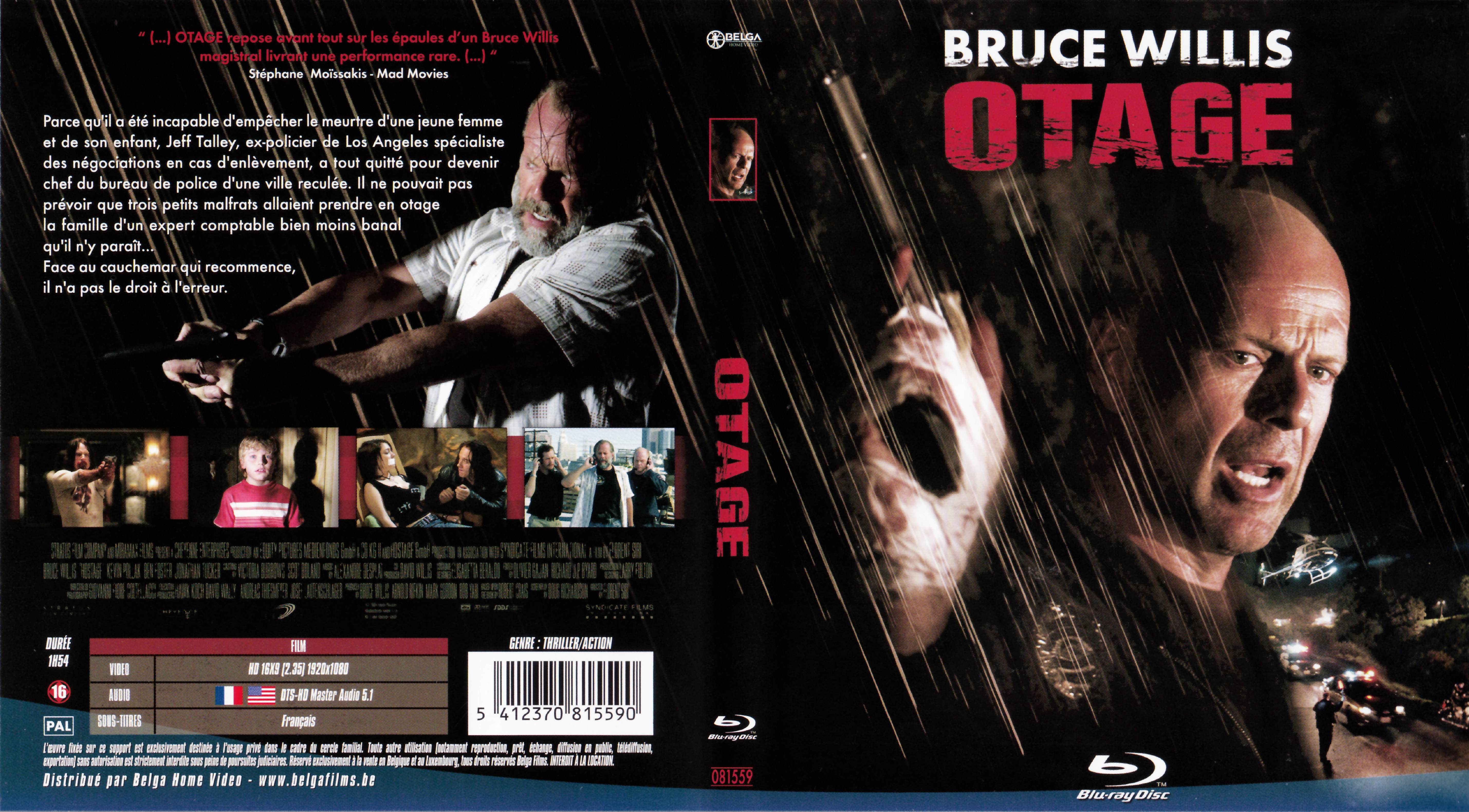 Jaquette DVD Otage (BLU-RAY)