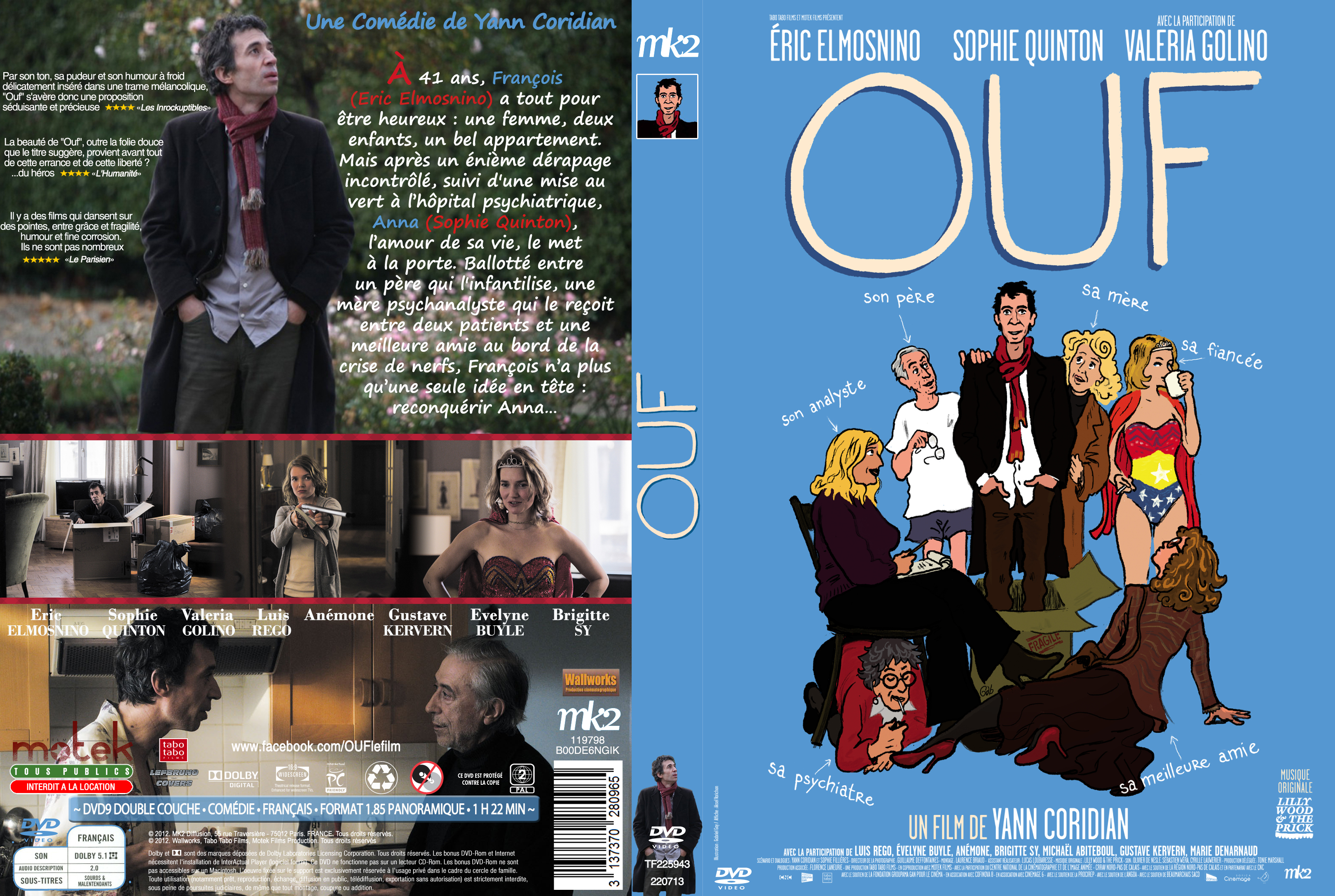 Jaquette DVD Ouf custom