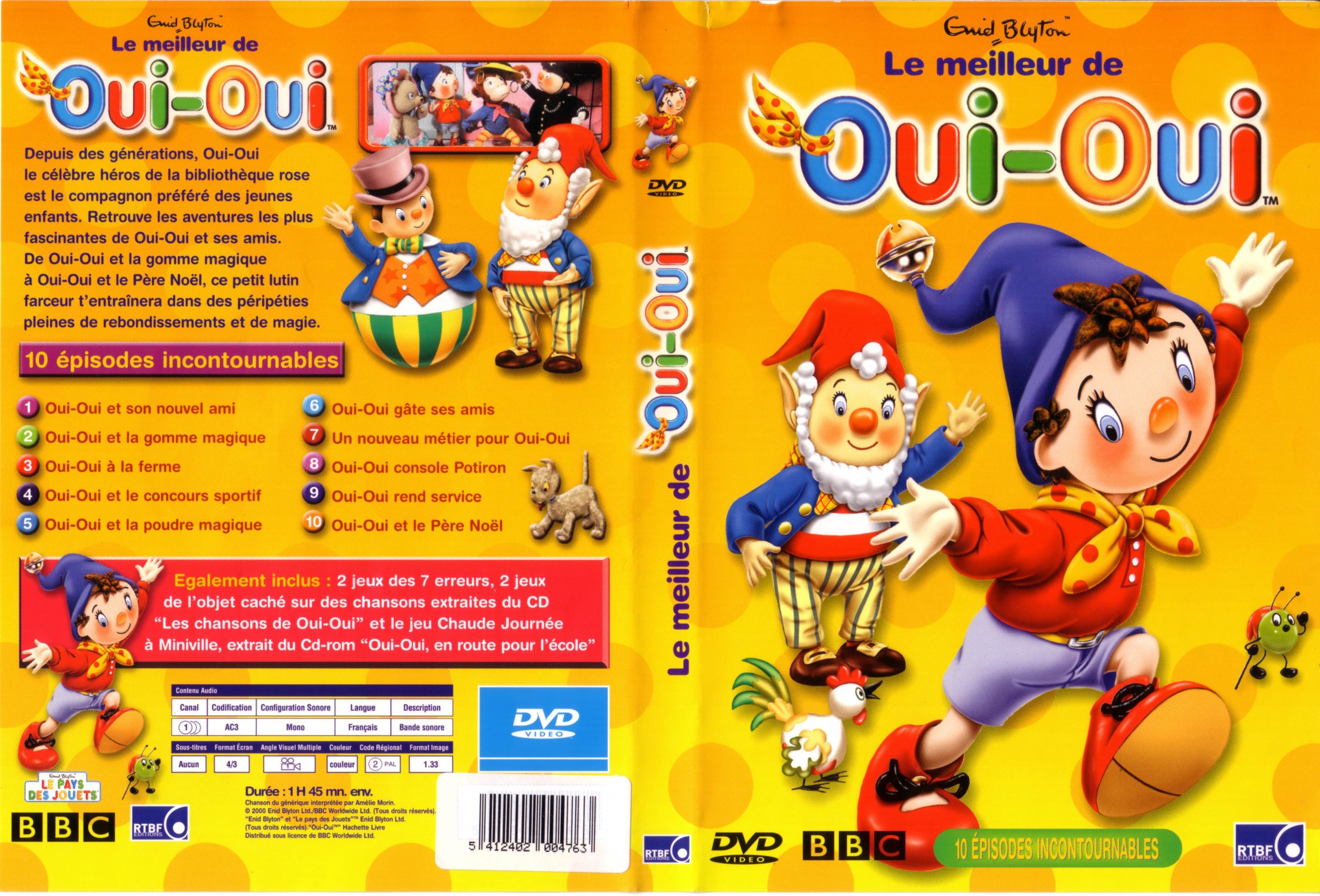 Jaquette DVD Oui-Oui - le meilleur de Oui-Oui