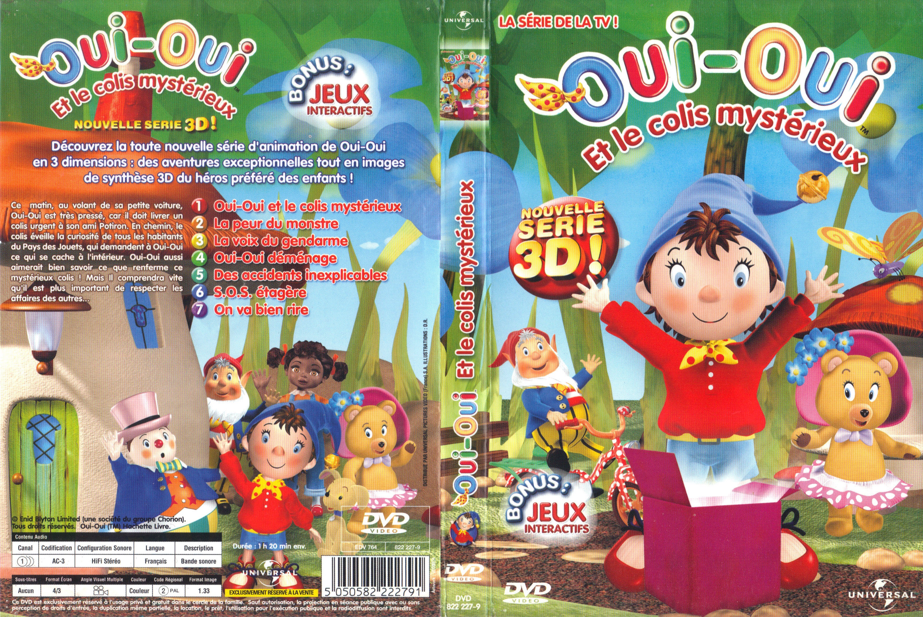 Jaquette DVD Oui-Oui et le colis mystrieux v2