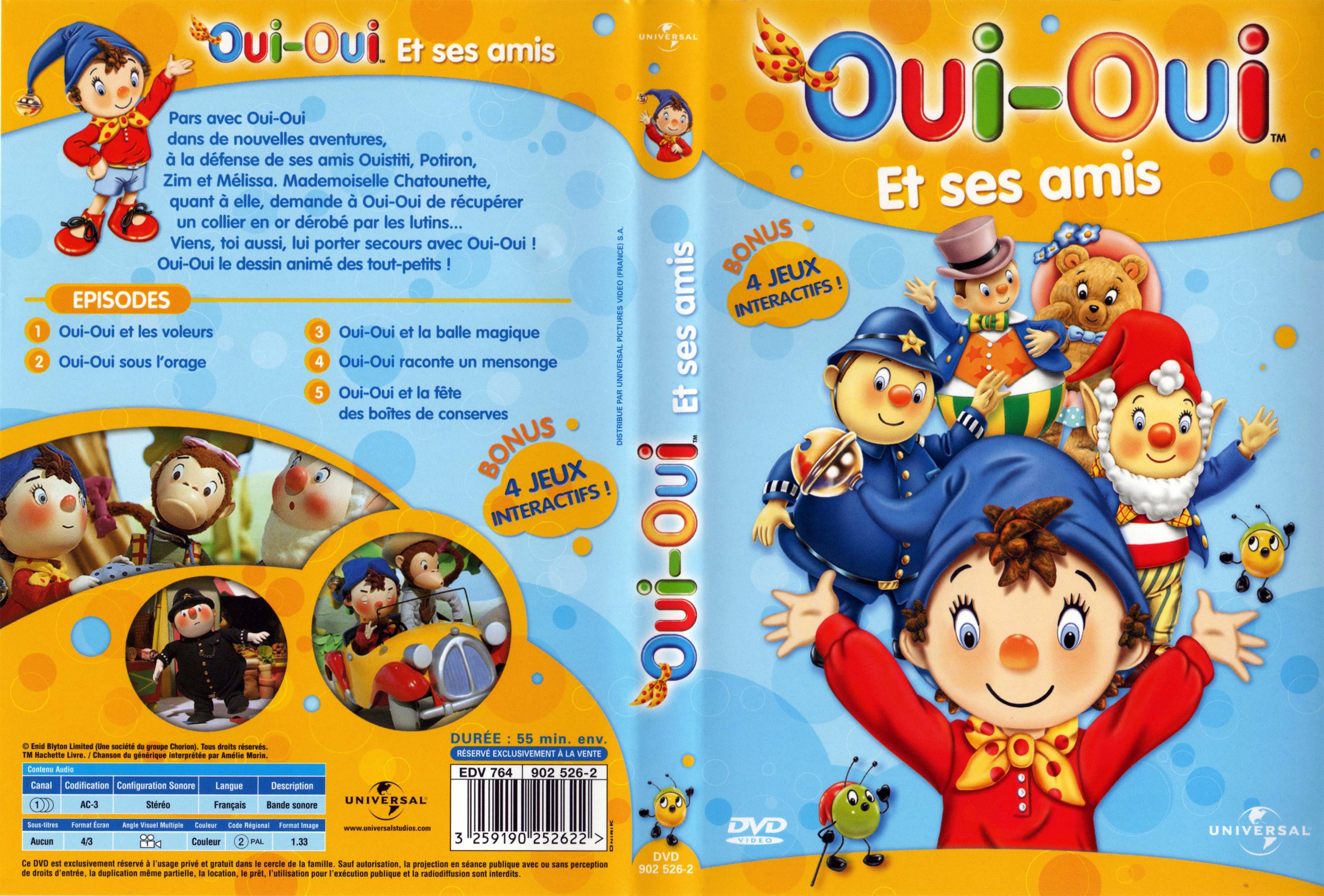 Jaquette DVD Oui-Oui et ses amis