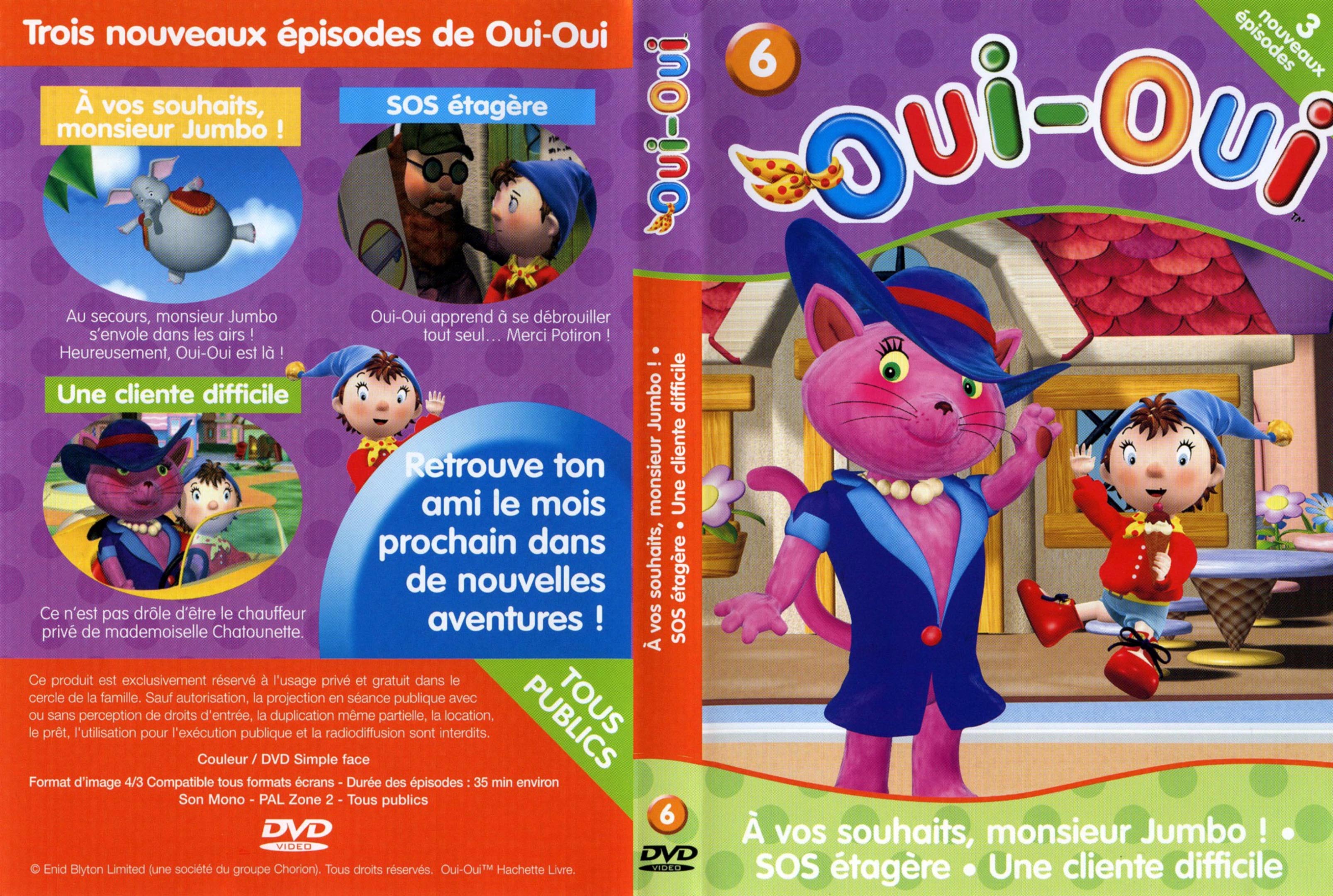Jaquette DVD Oui-Oui vol 06