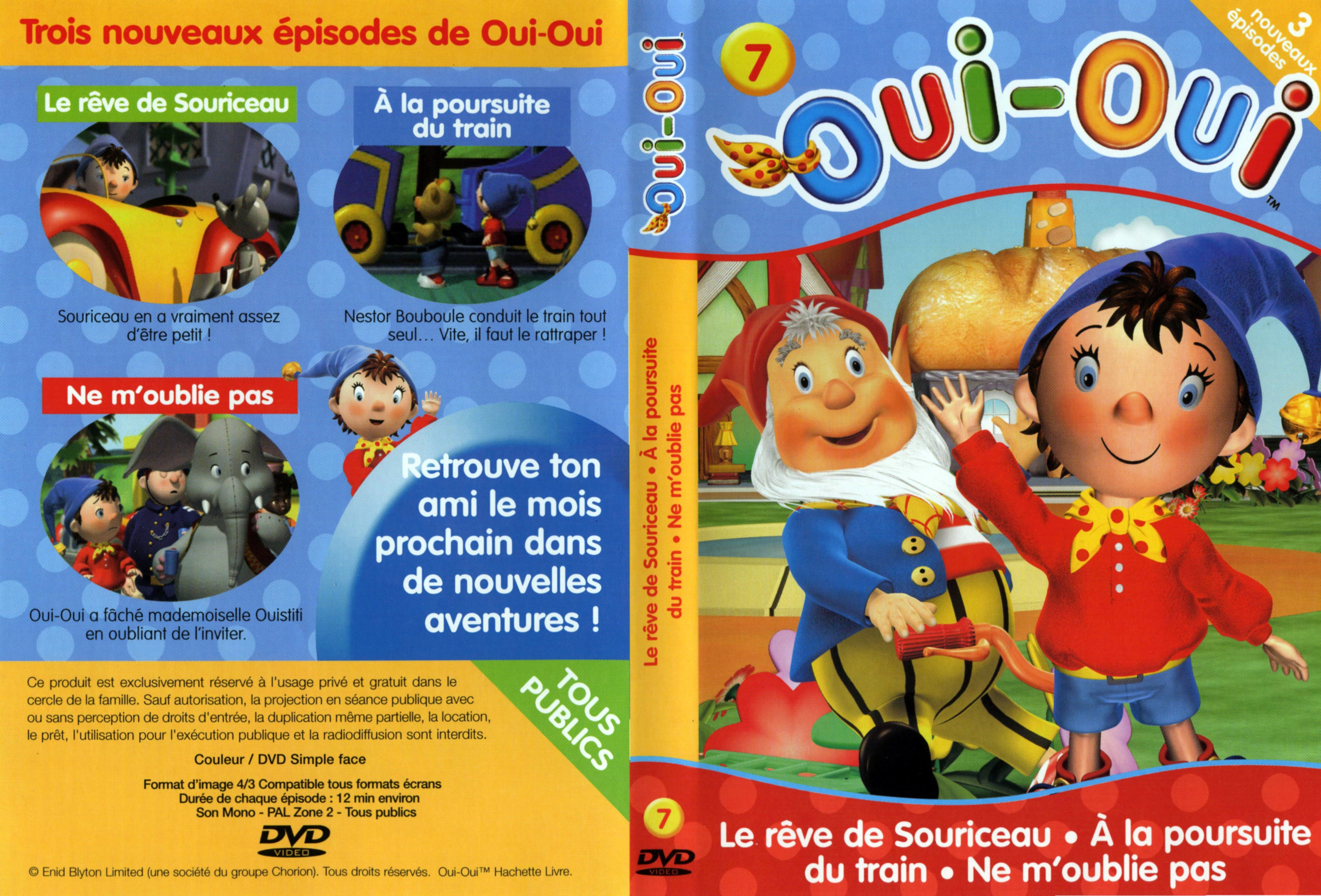 Jaquette DVD Oui-Oui vol 07