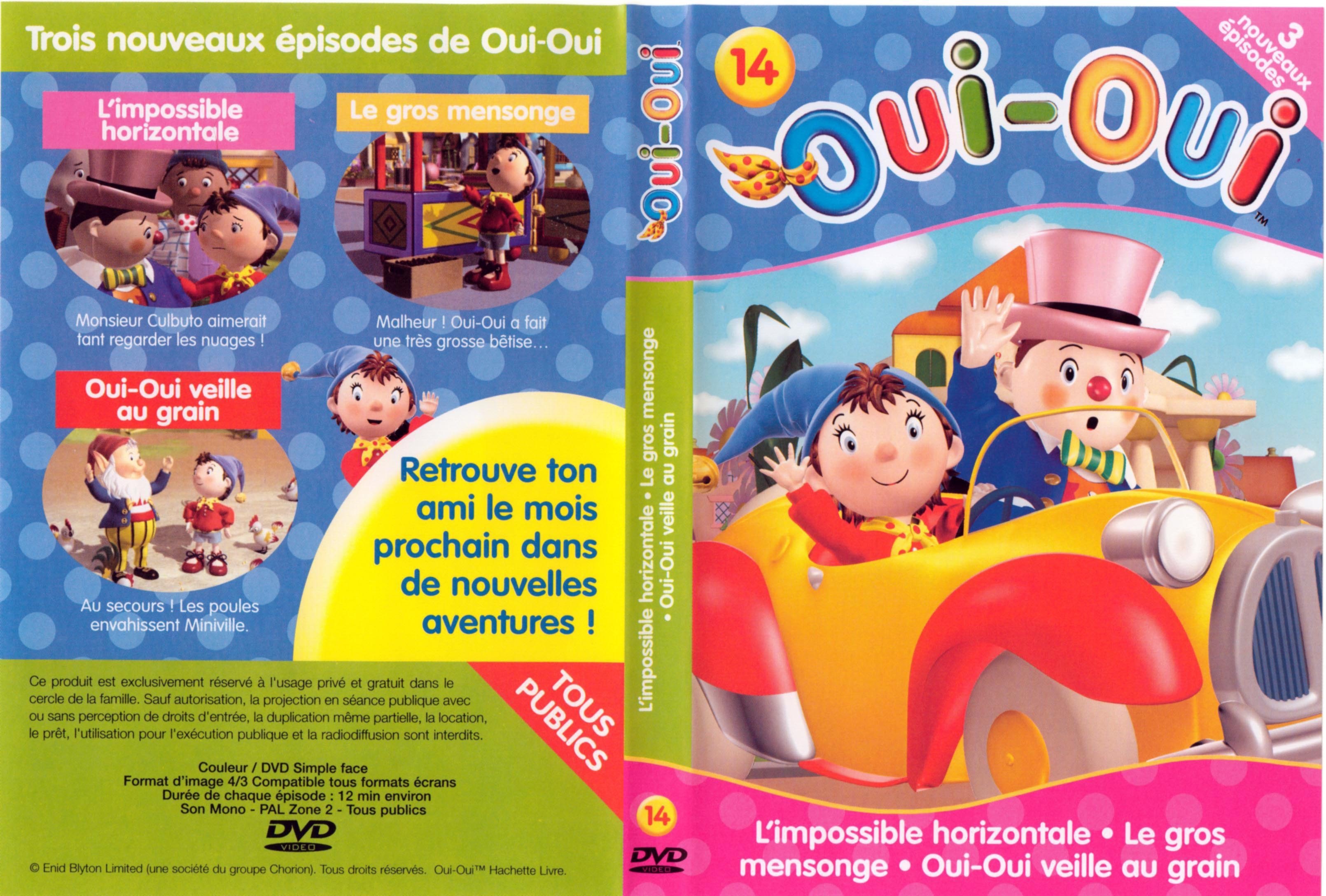 Jaquette DVD Oui-Oui vol 14