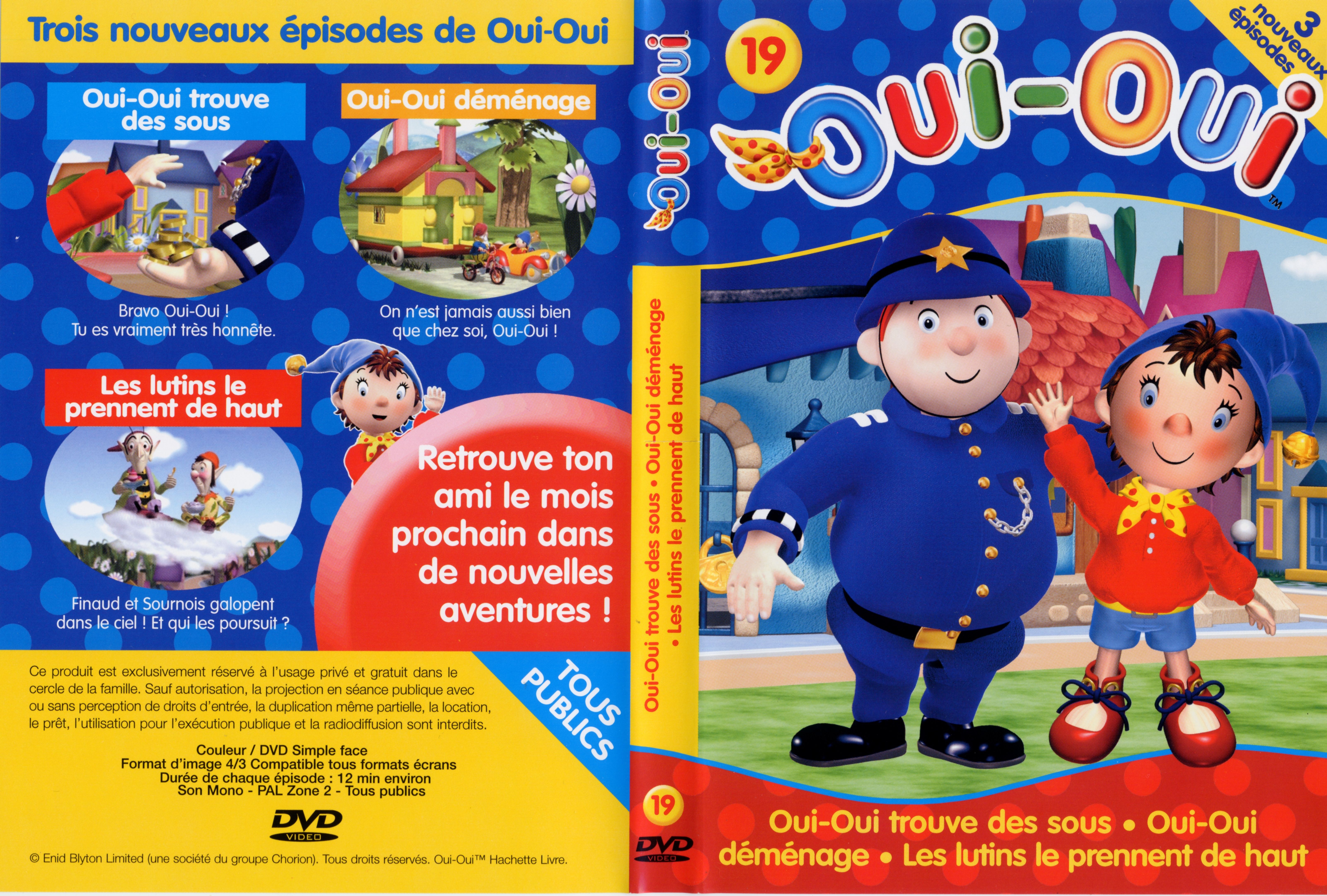 Jaquette DVD Oui-Oui vol 19