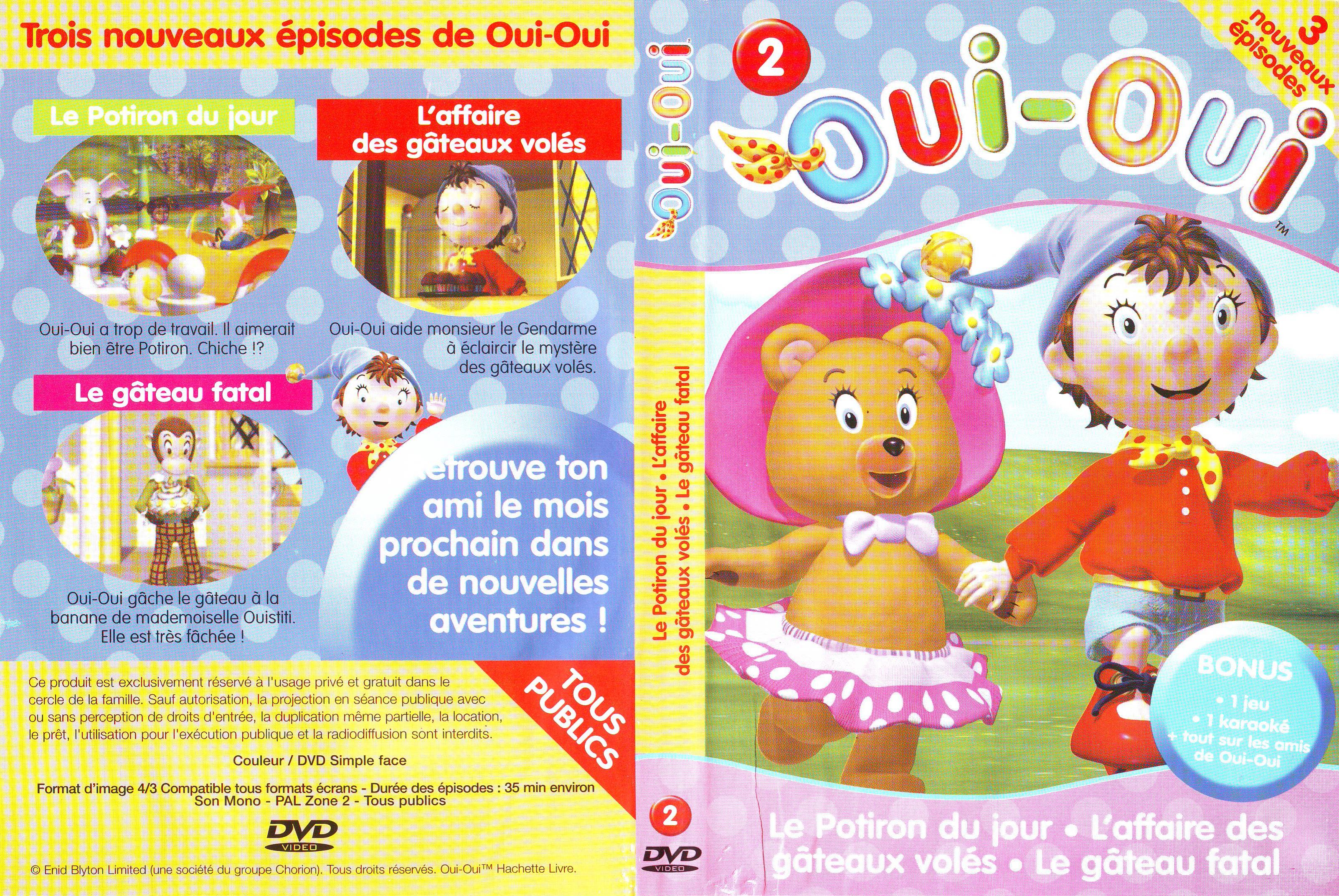 Jaquette DVD Oui oui vol 2