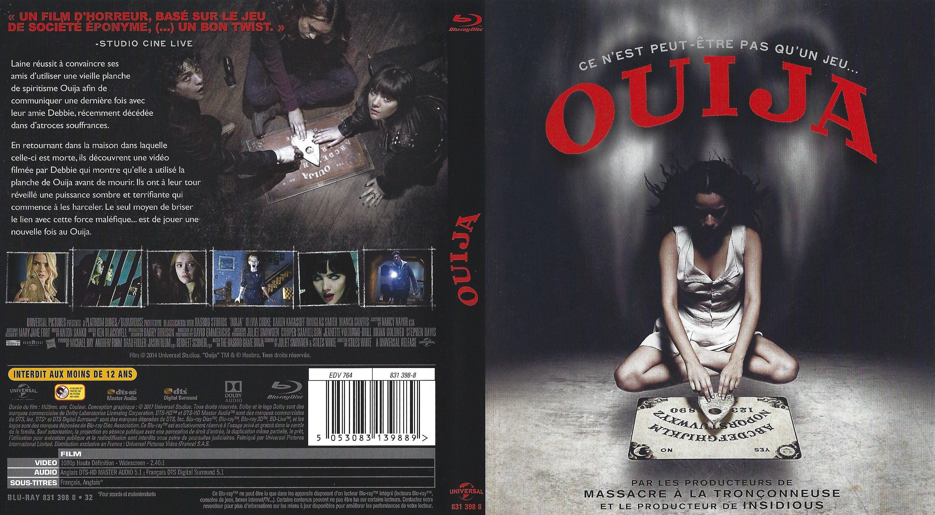 Jaquette DVD Ouija (BLU-RAY) v3