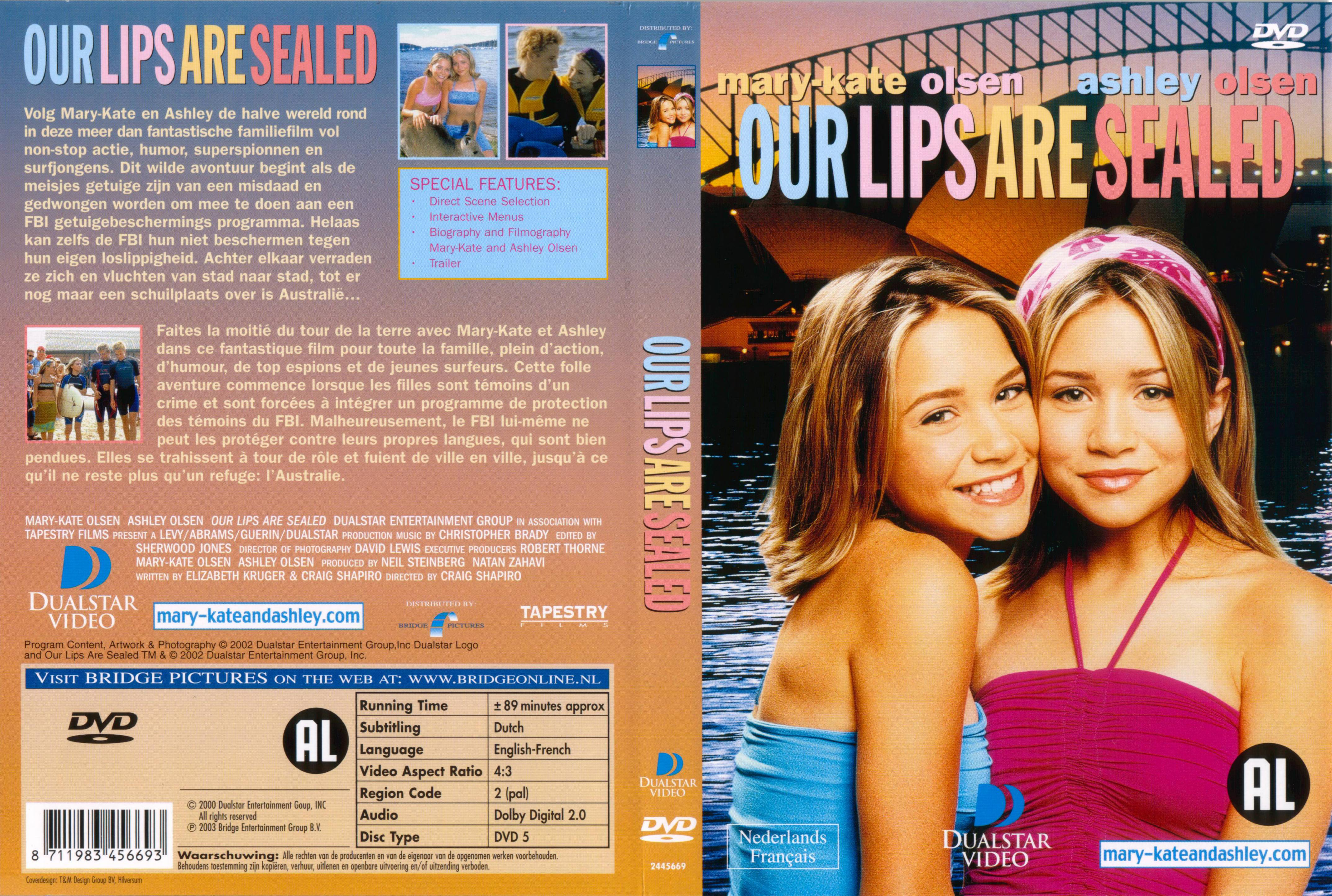 Jaquette DVD Our lips are sealed