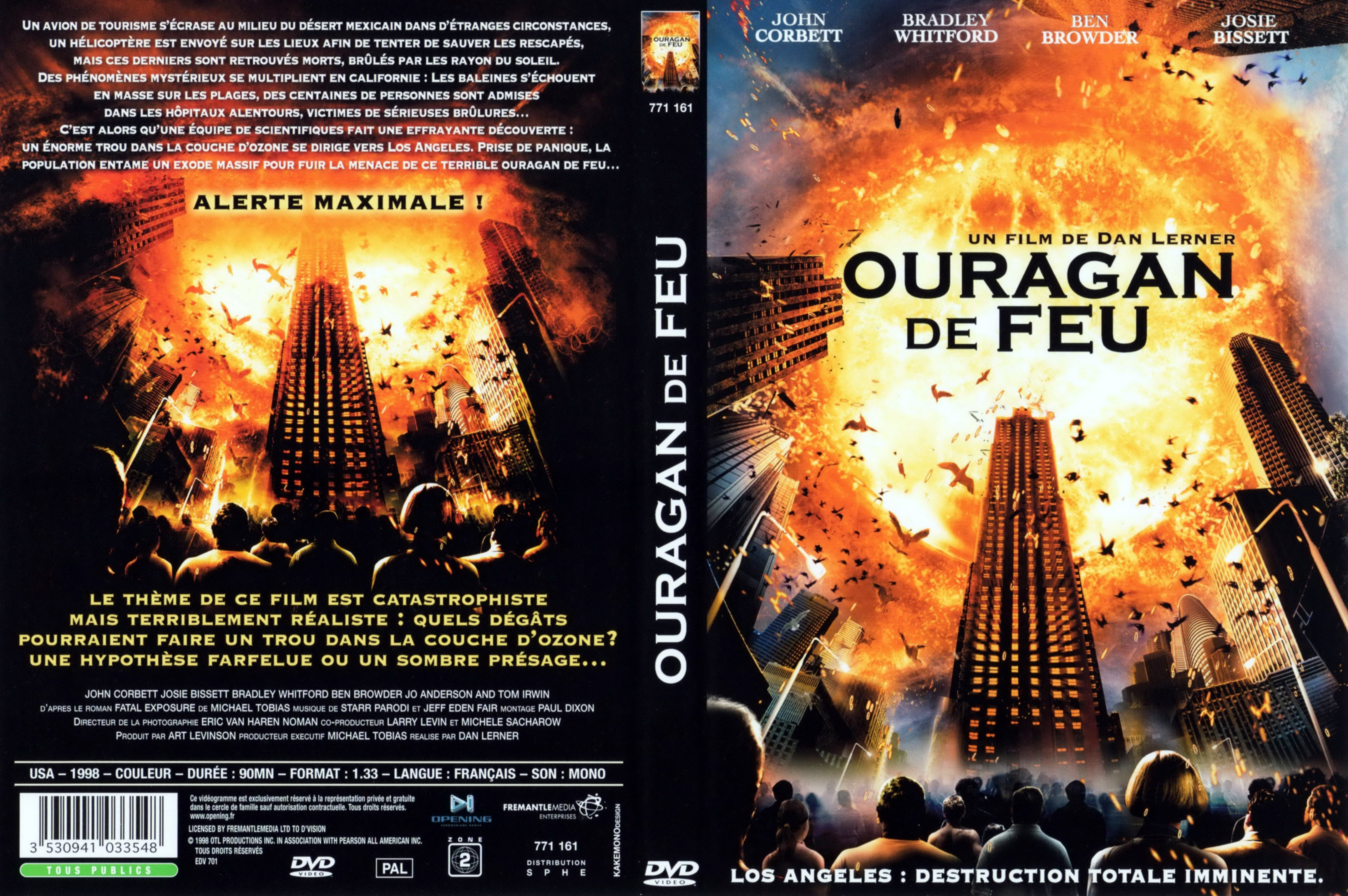Jaquette DVD Ouragan de feu