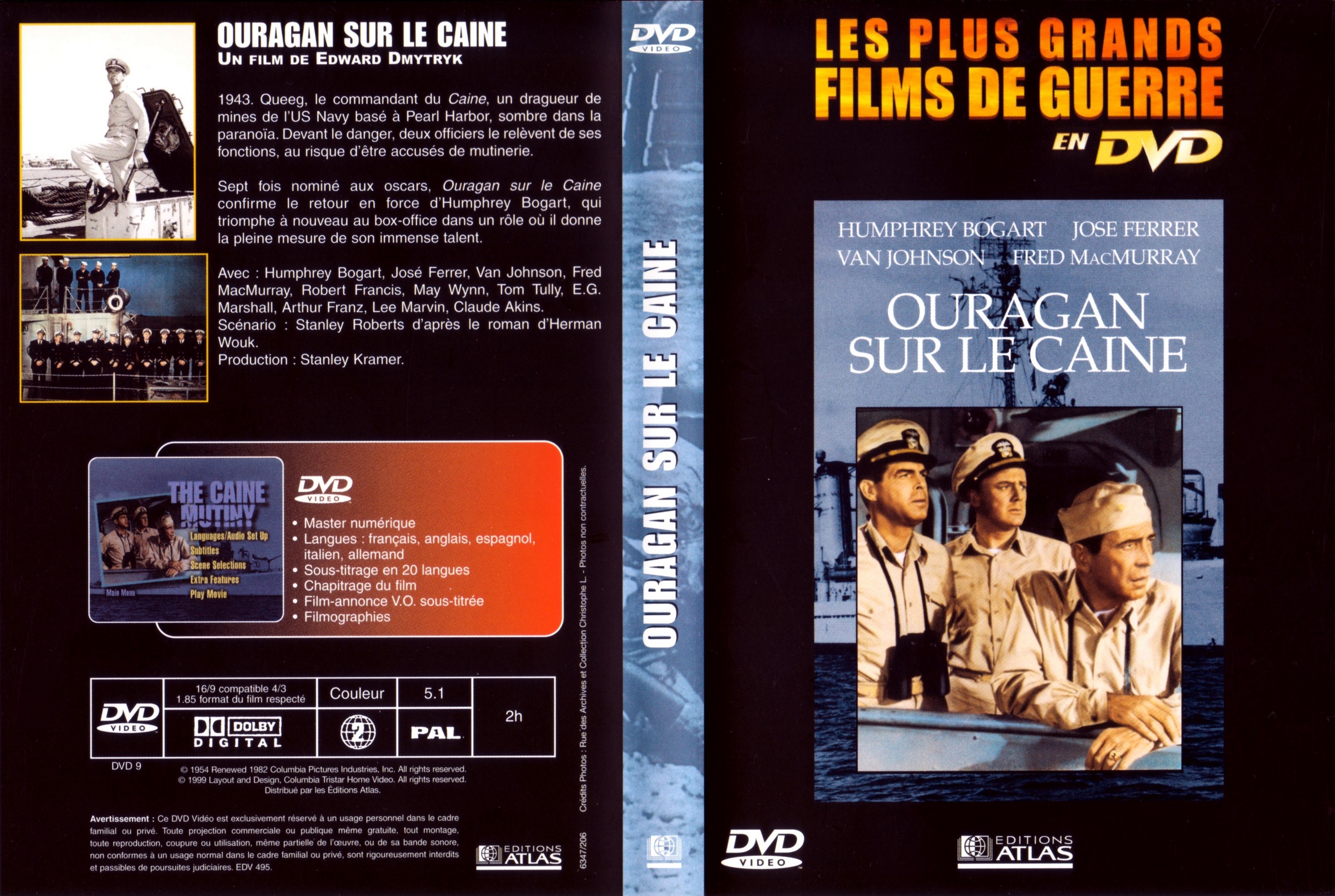 Jaquette DVD Ouragan sur le Caine v2