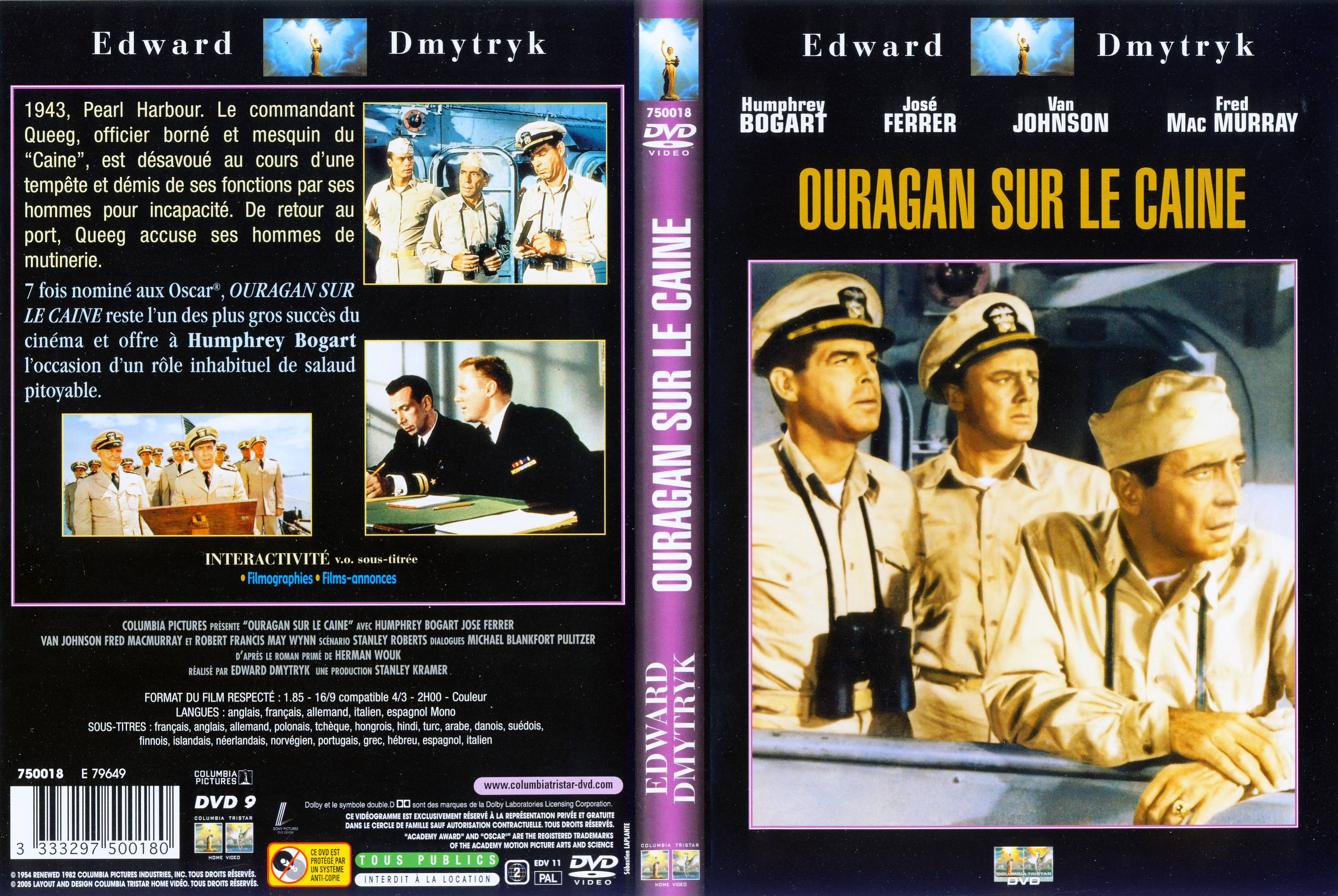 Jaquette DVD Ouragan sur le Caine v3