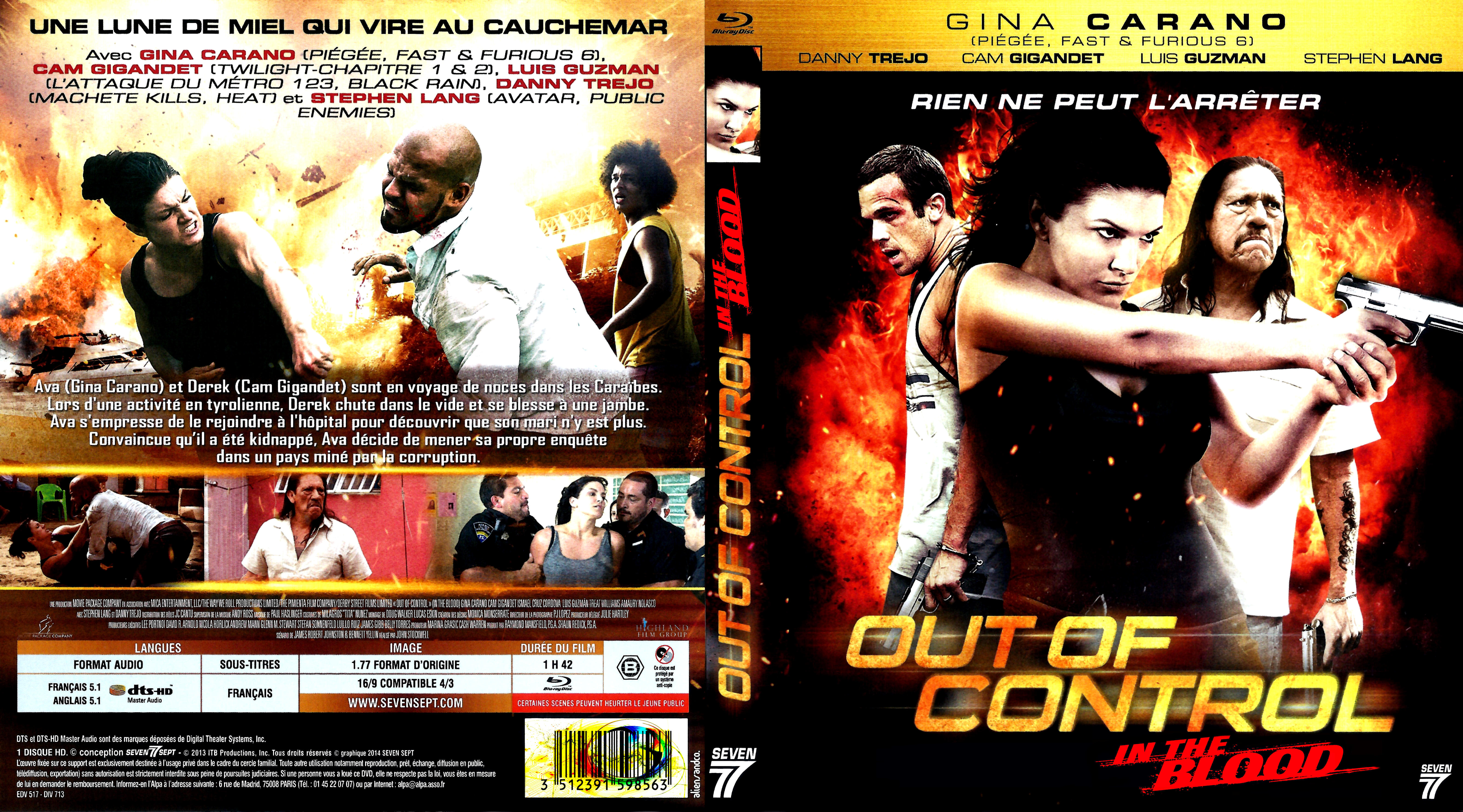 Jaquette DVD Out of Control (BLU-RAY)