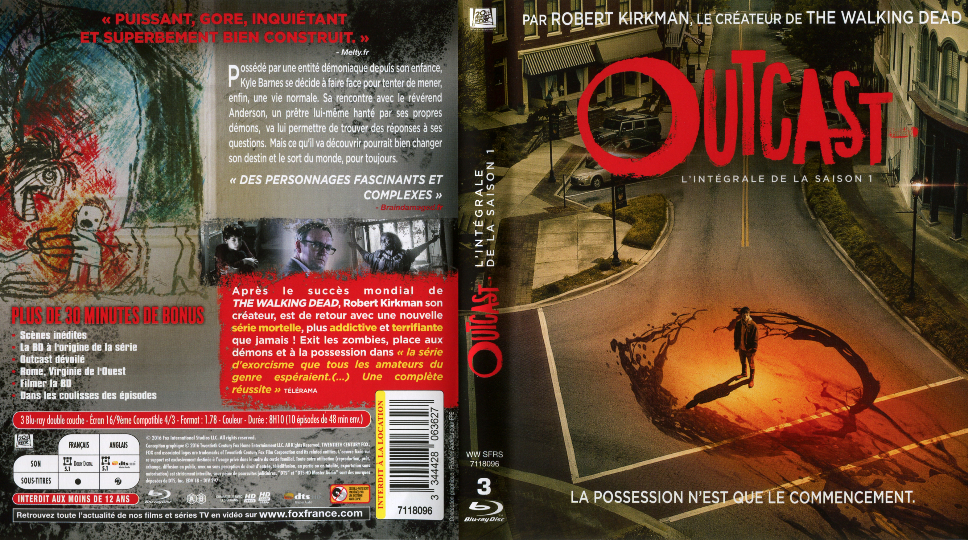 Jaquette DVD Outcast Saison 1 (BLU-RAY)