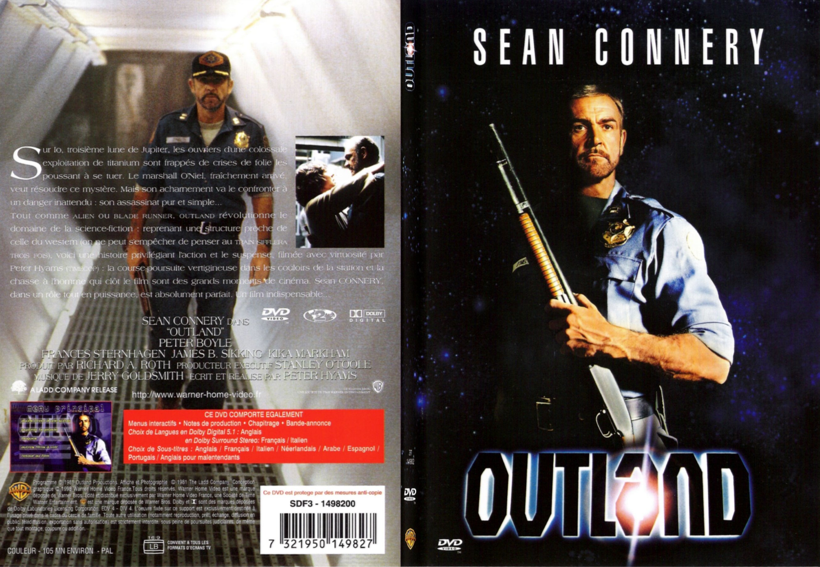 Jaquette DVD Outland - SLIM