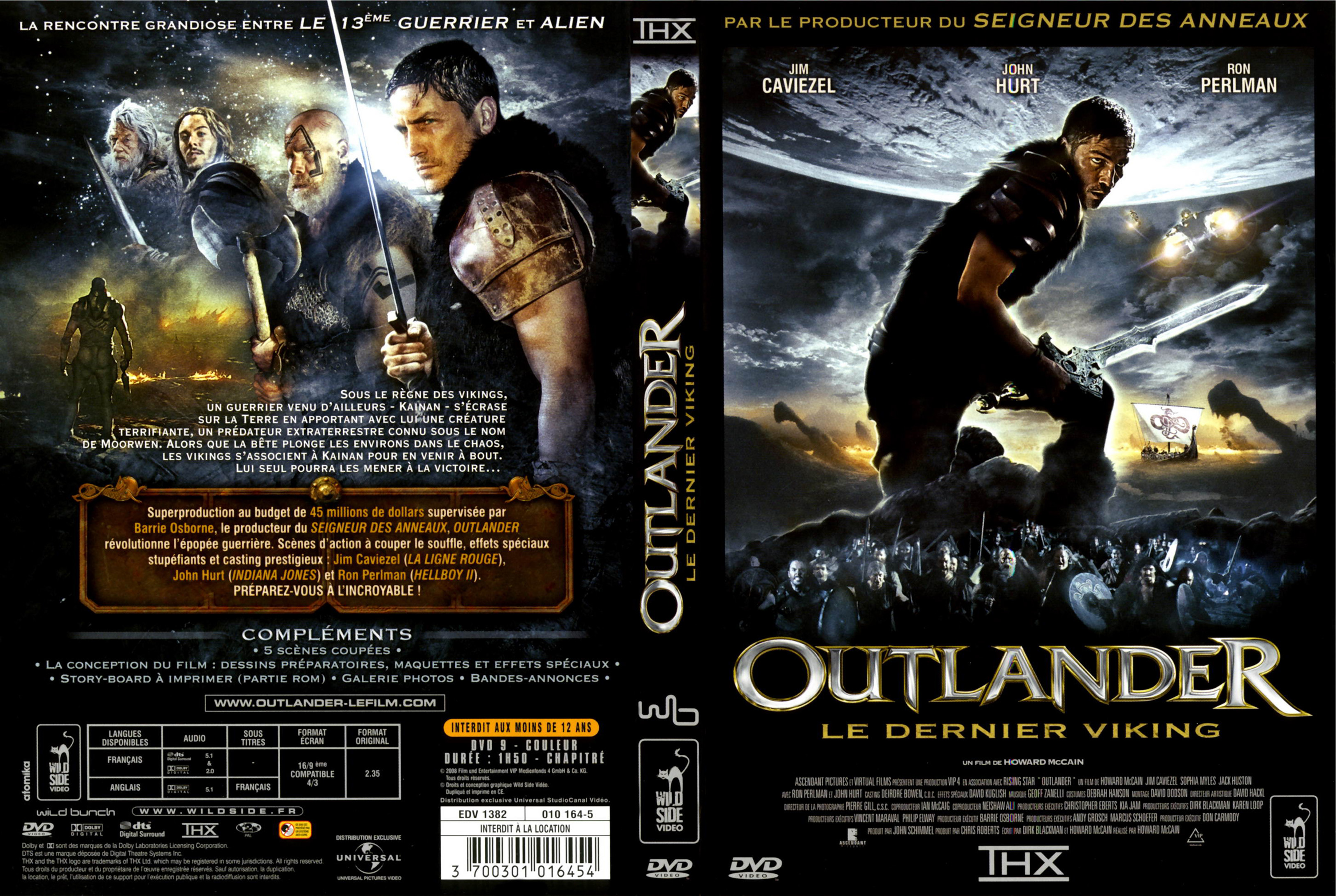 Jaquette DVD Outlander le dernier viking