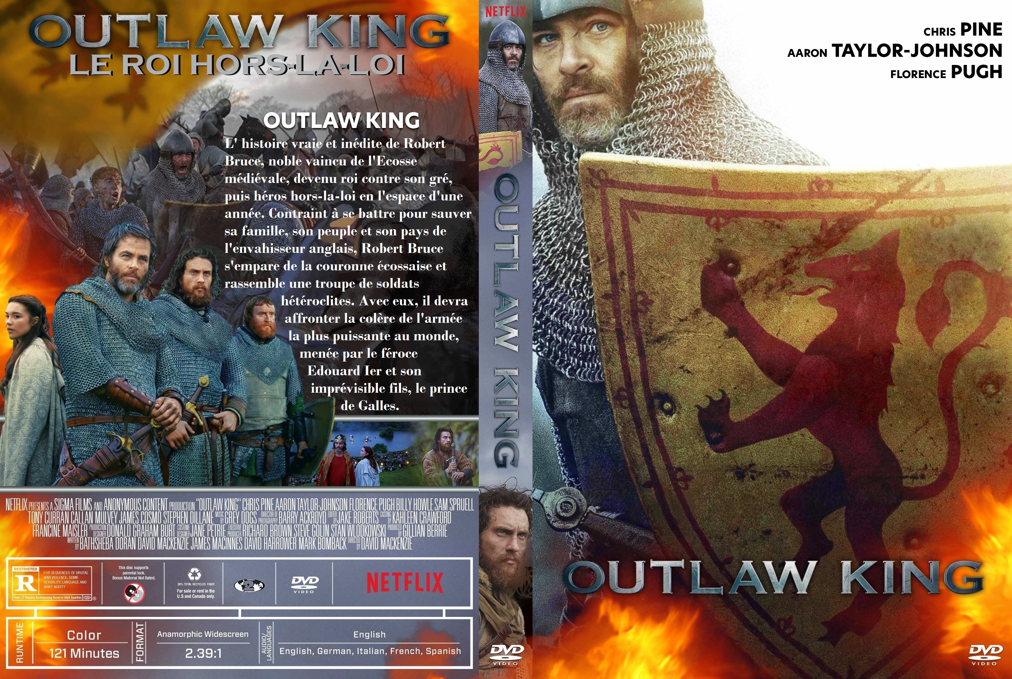 Jaquette DVD Outlaw King custom