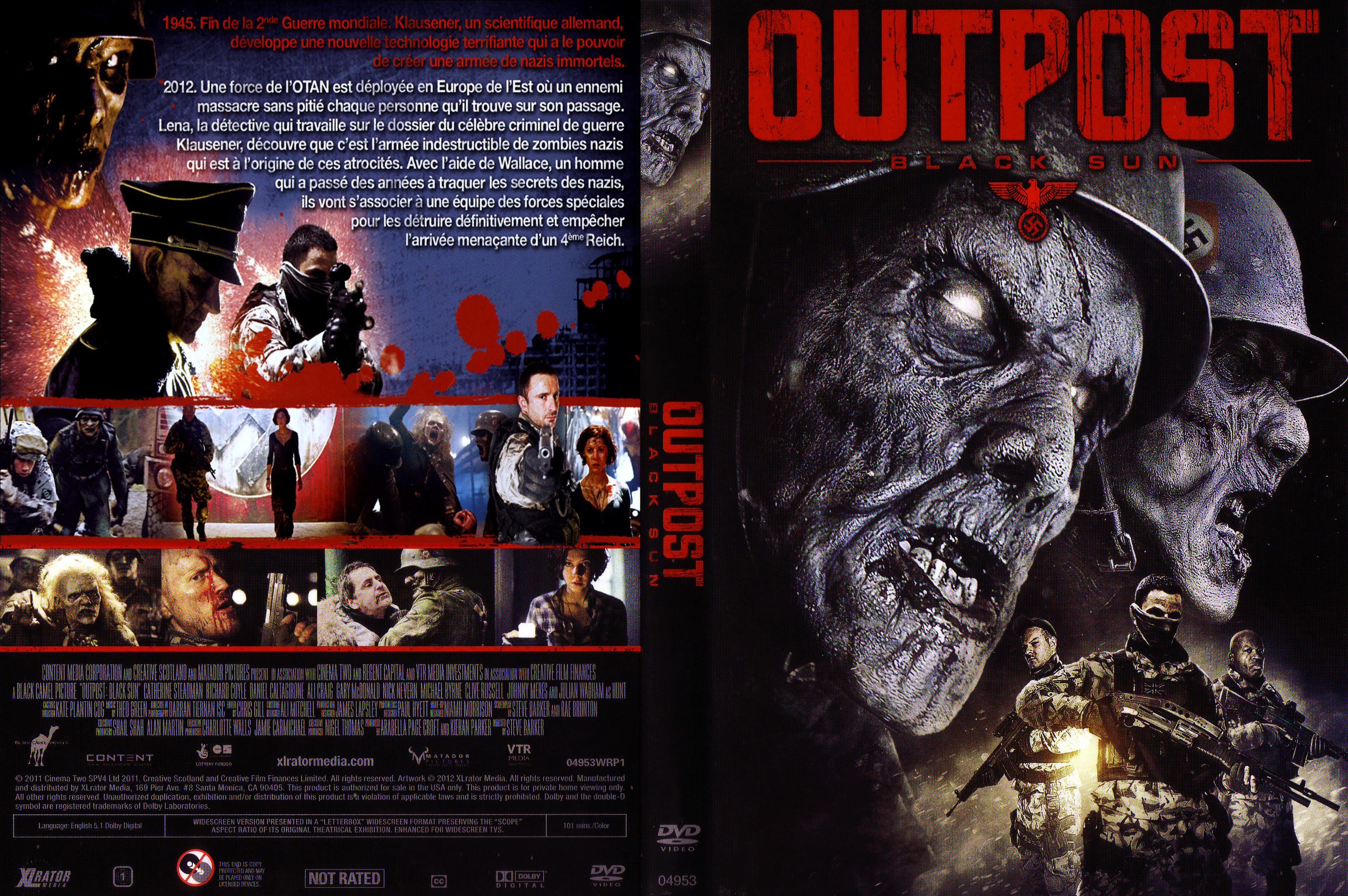 Jaquette DVD Outpost Black sun custom