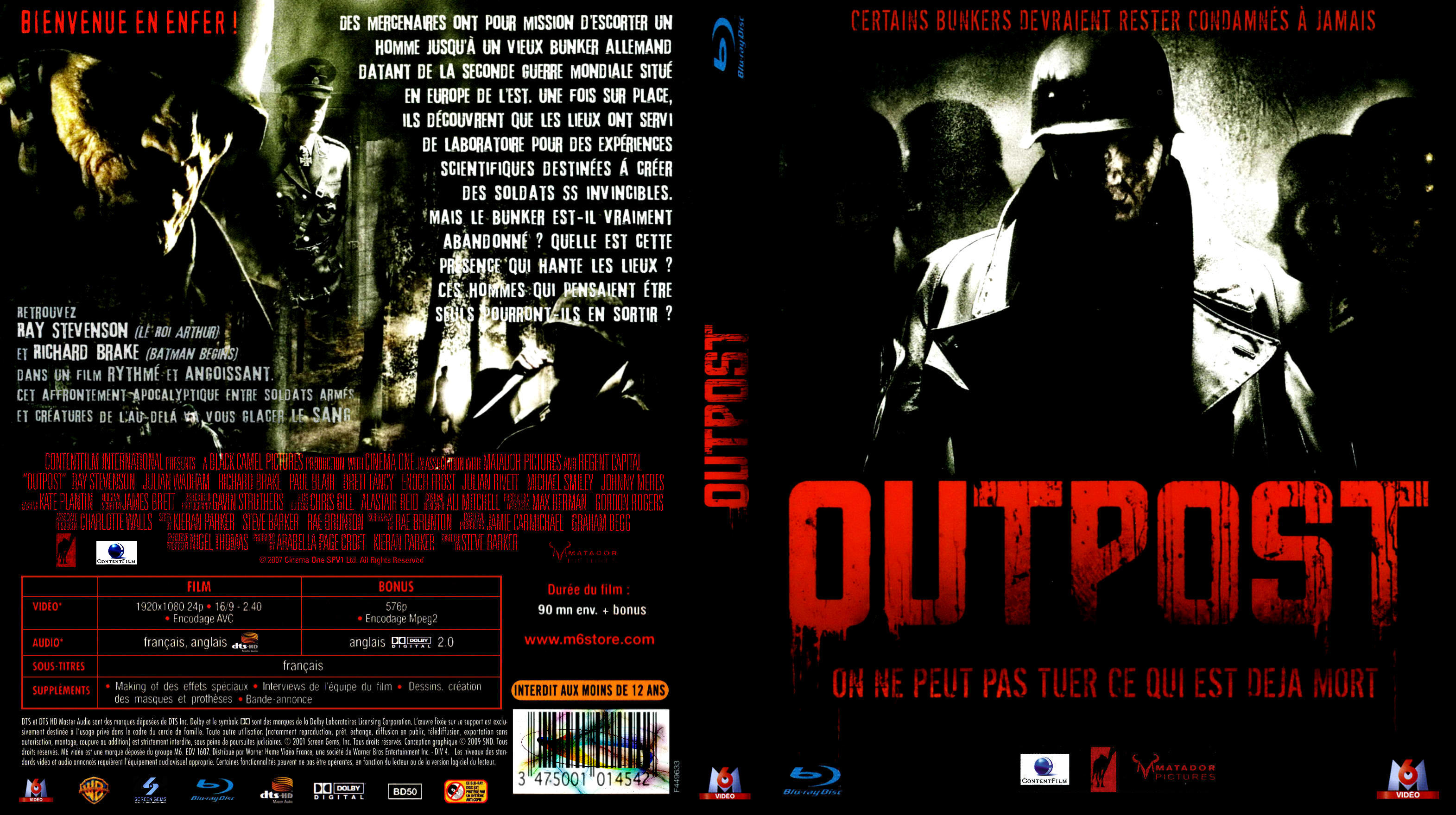 Jaquette DVD Outpost custom (BLU-RAY)