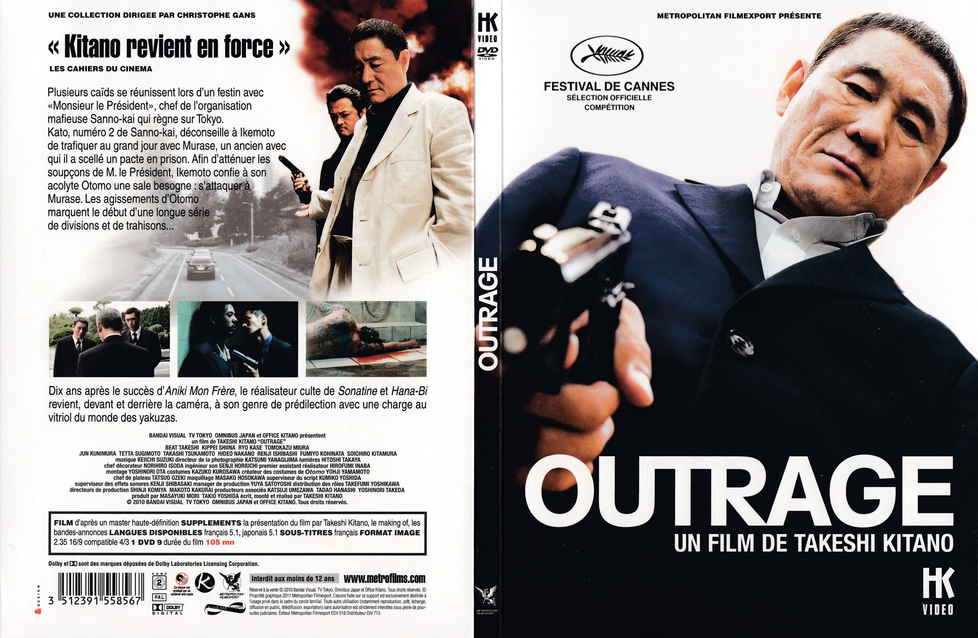 Jaquette DVD Outrage
