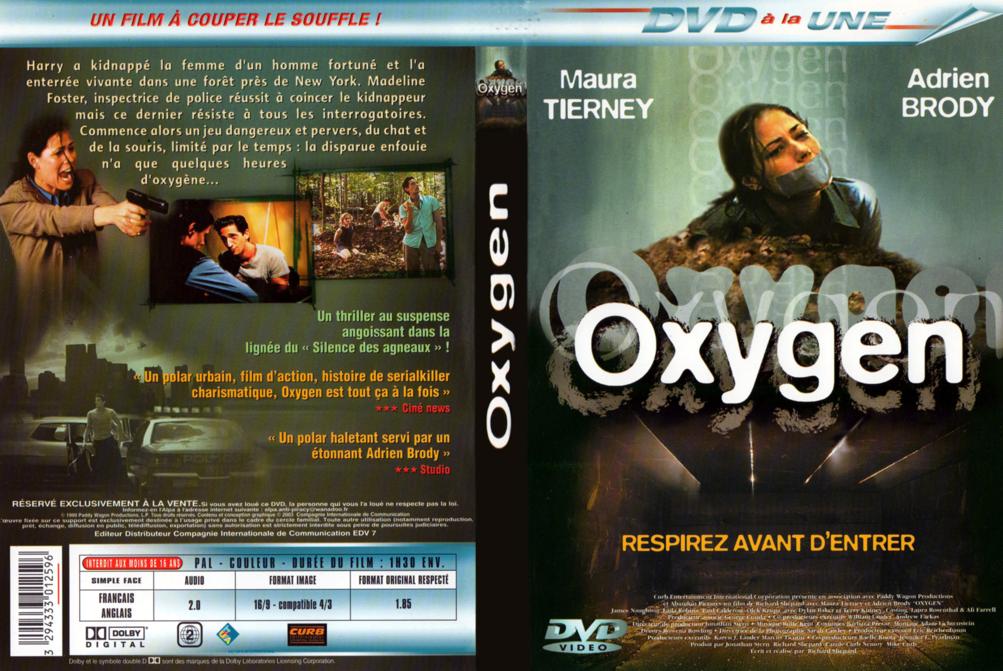 Jaquette DVD Oxygen