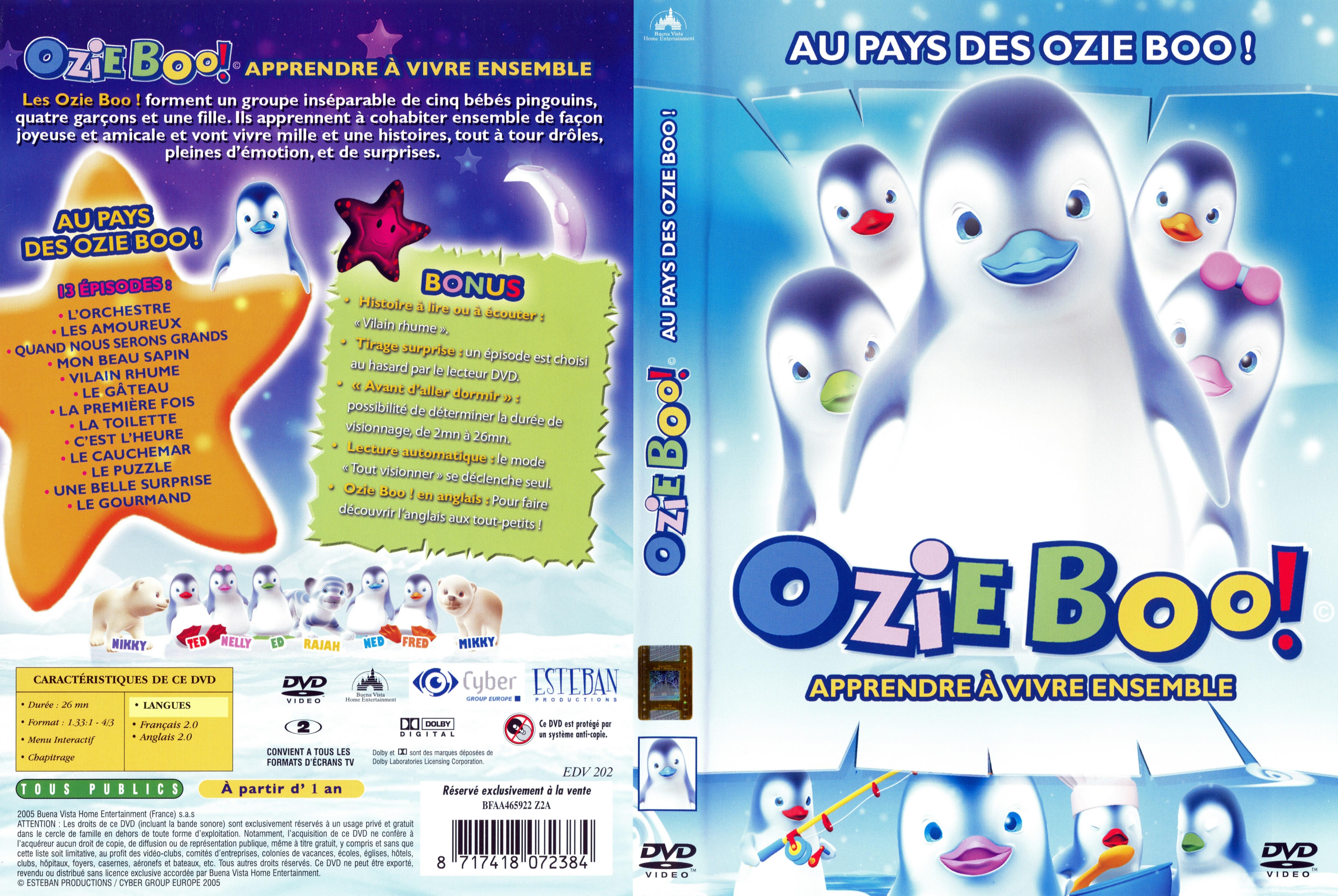 Jaquette DVD Ozie boo au pays des ozie boo