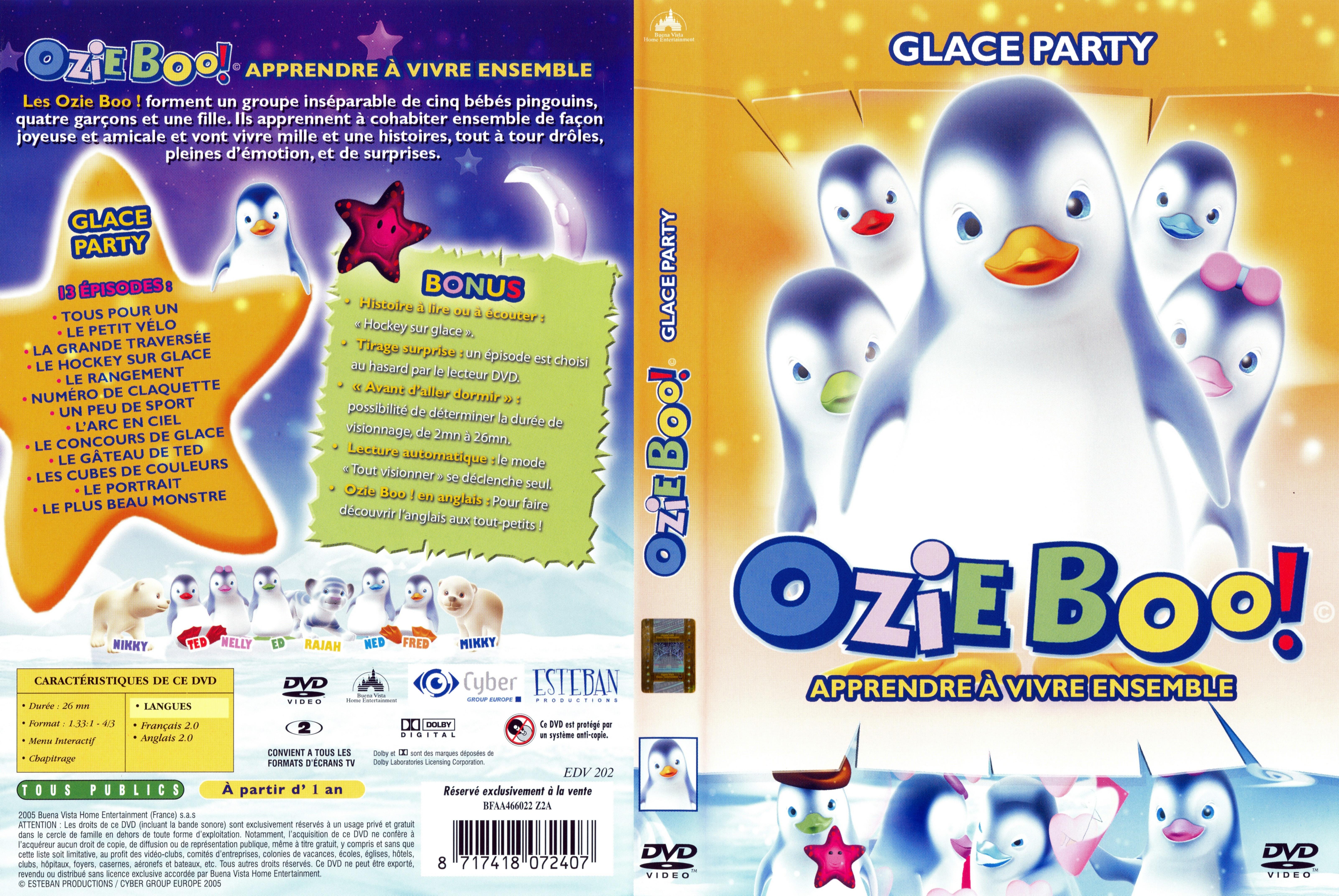 Jaquette DVD Ozie boo glace party