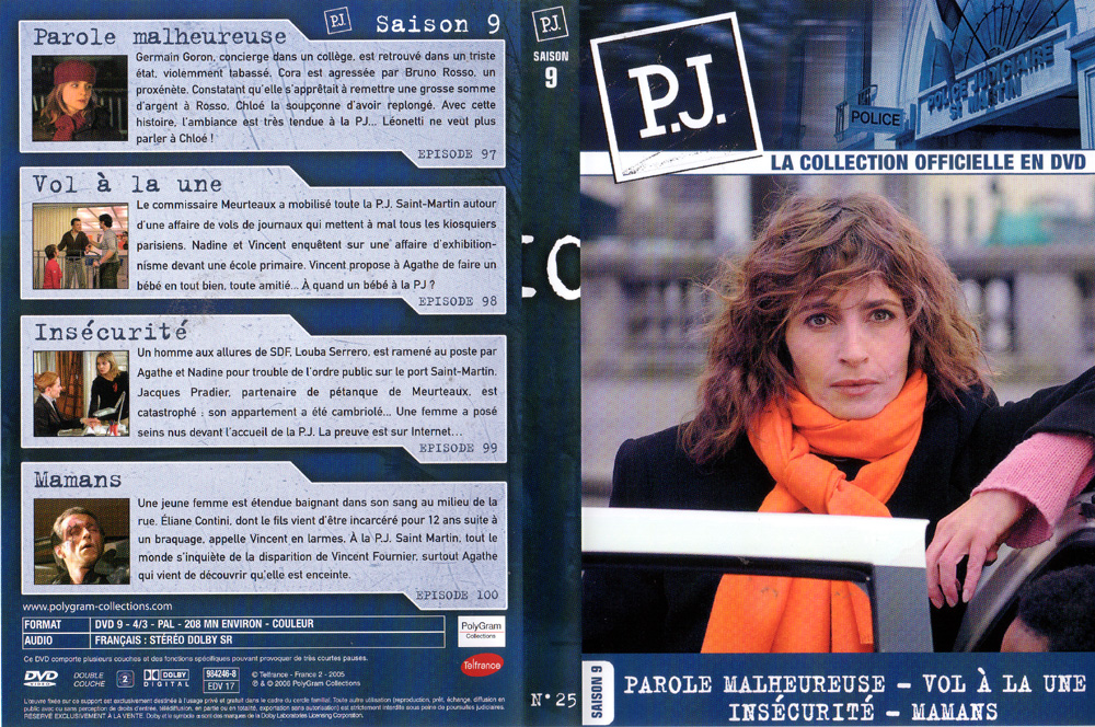 Jaquette DVD PJ saison 9 vol 25