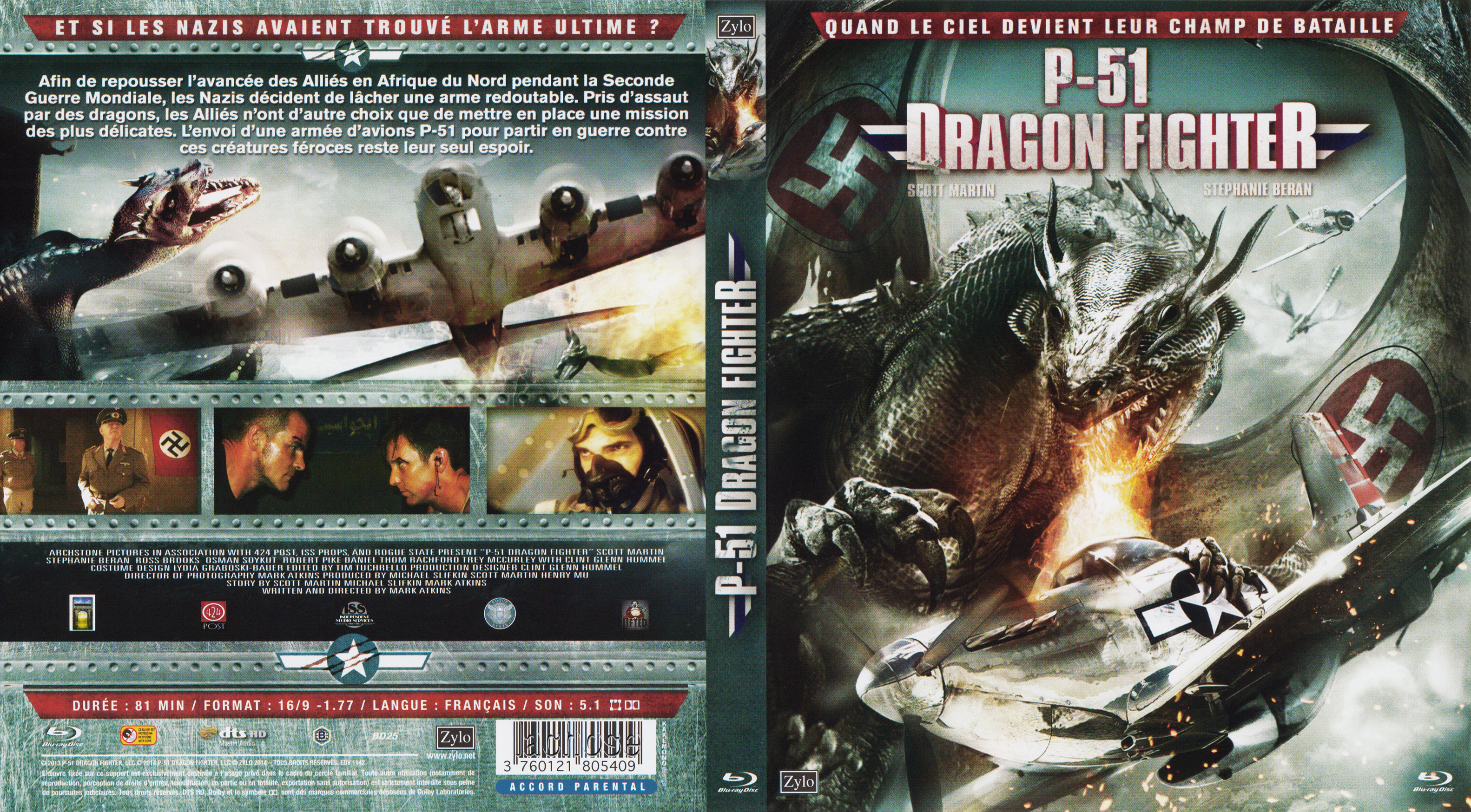 Jaquette DVD P-51 dragon fighter (BLU-RAY)