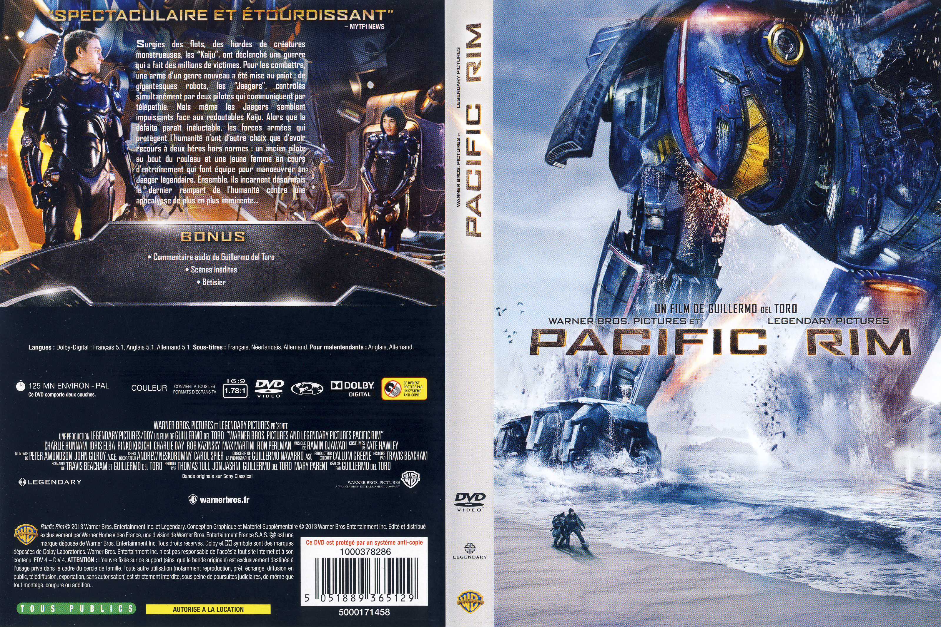 Jaquette DVD Pacific Rim