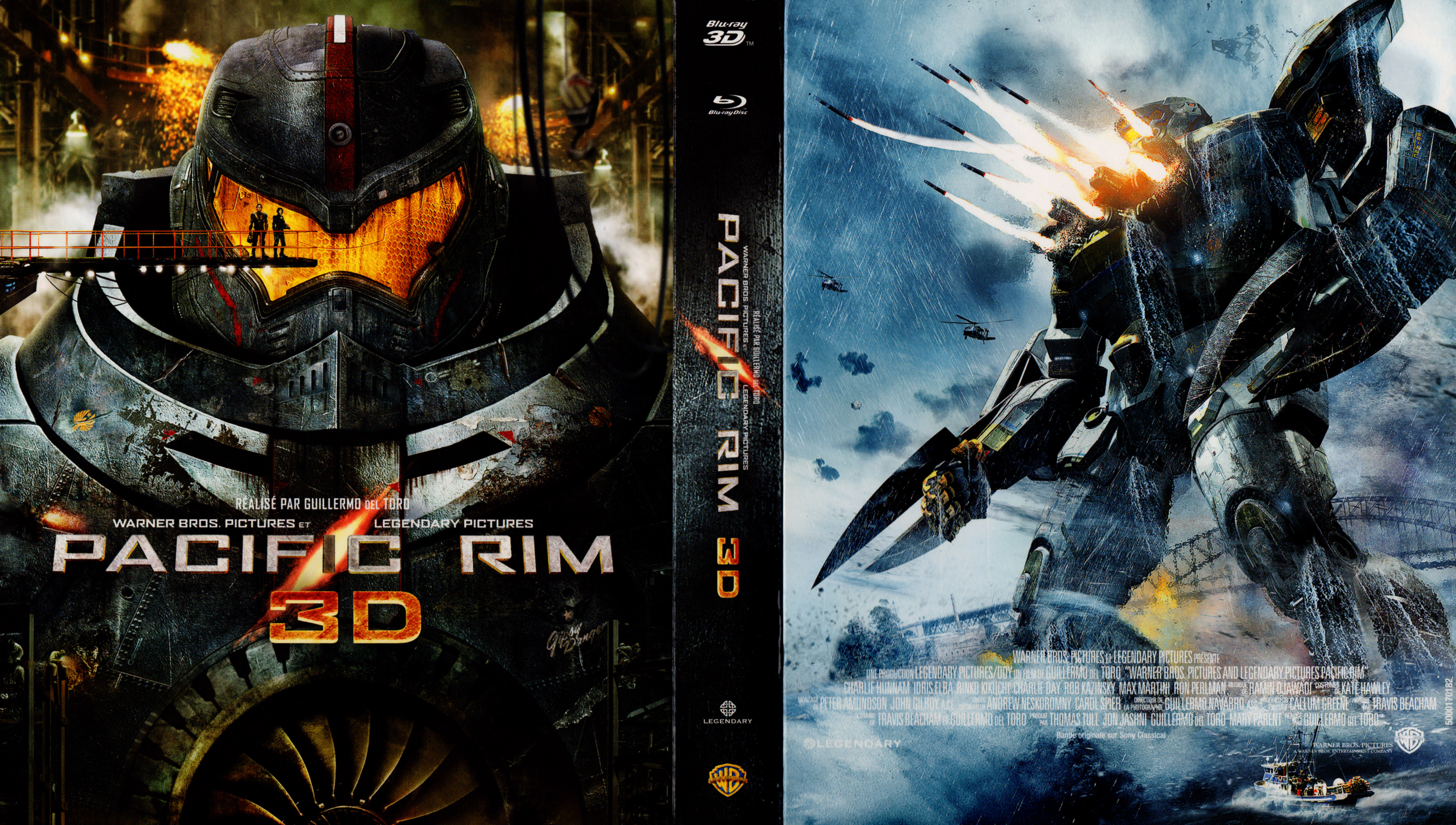 Jaquette DVD Pacific Rim 3D (BLU-RAY) v2