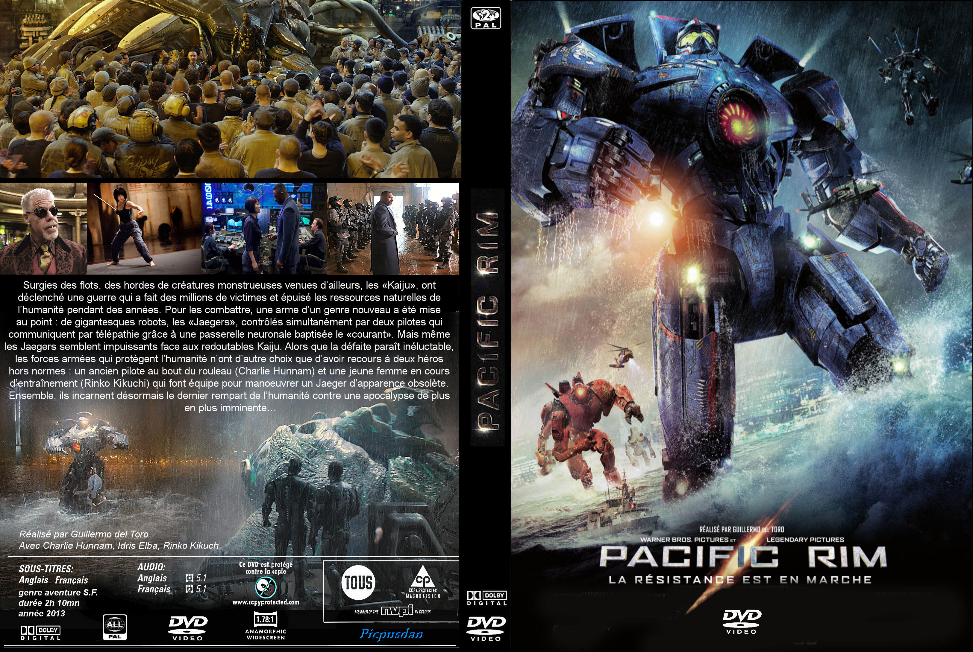 Jaquette DVD Pacific Rim custom v2