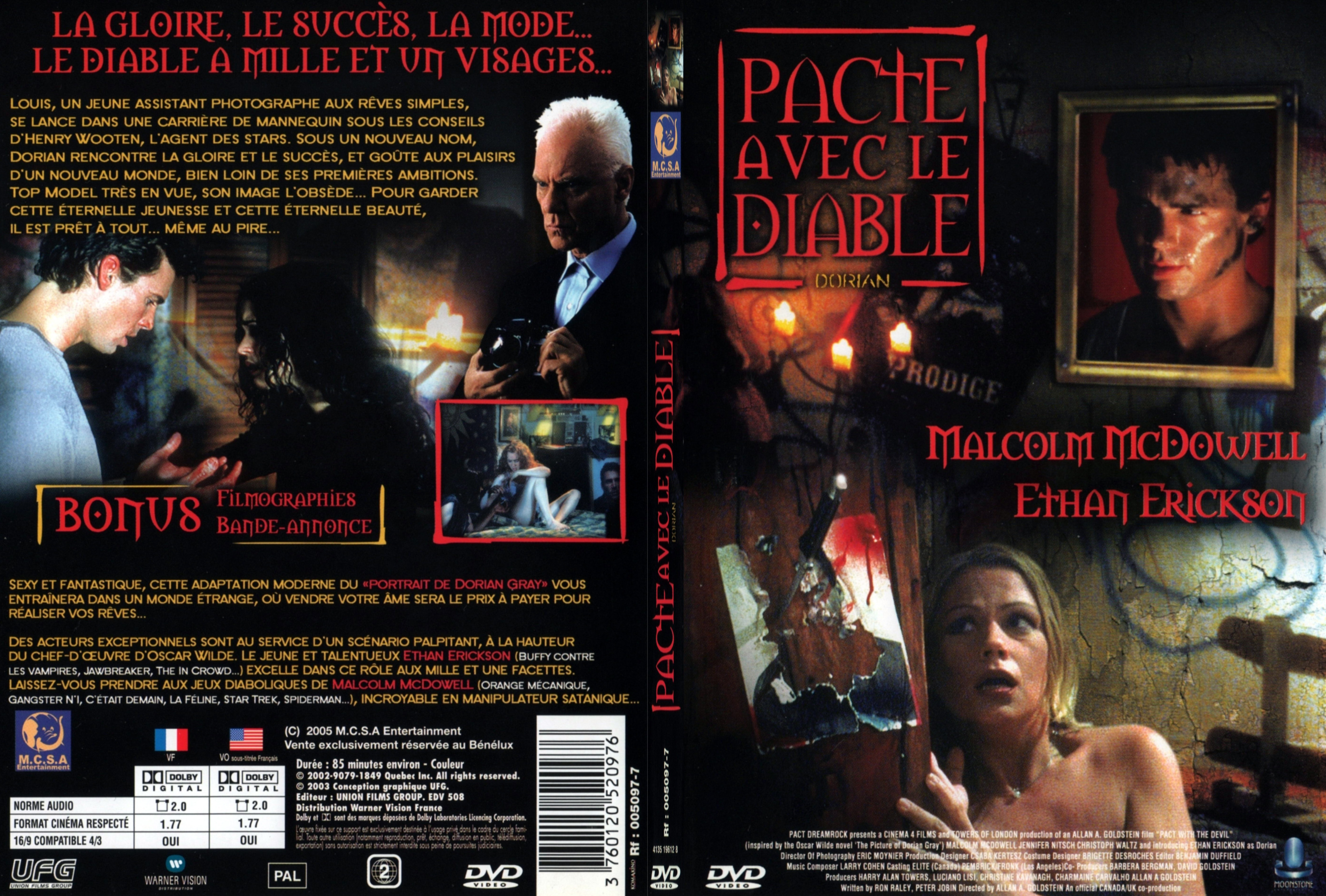 Jaquette DVD Pacte avec le diable - SLIM