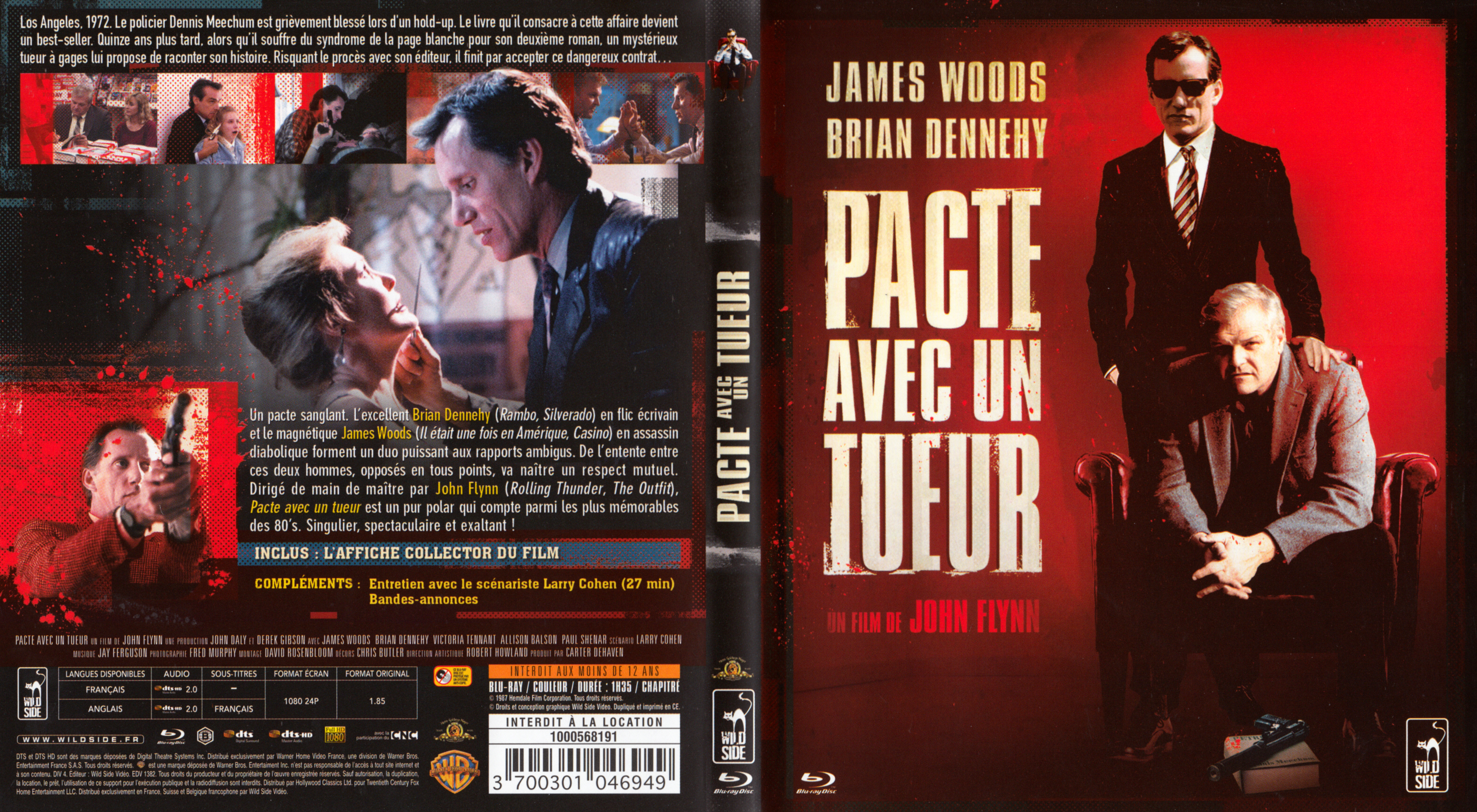 Jaquette DVD Pacte avec un tueur (BLU-RAY)