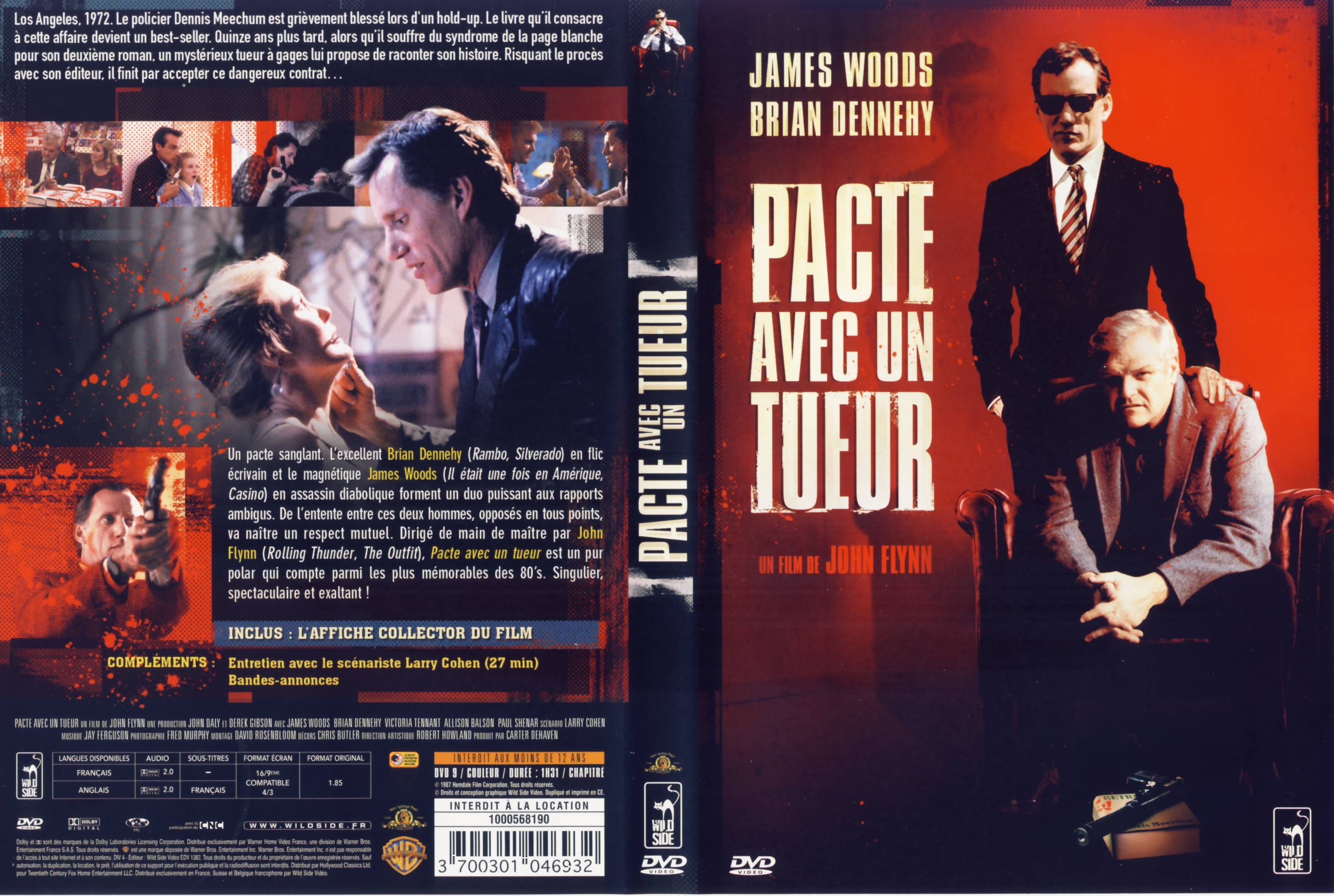 Jaquette DVD Pacte avec un tueur v2