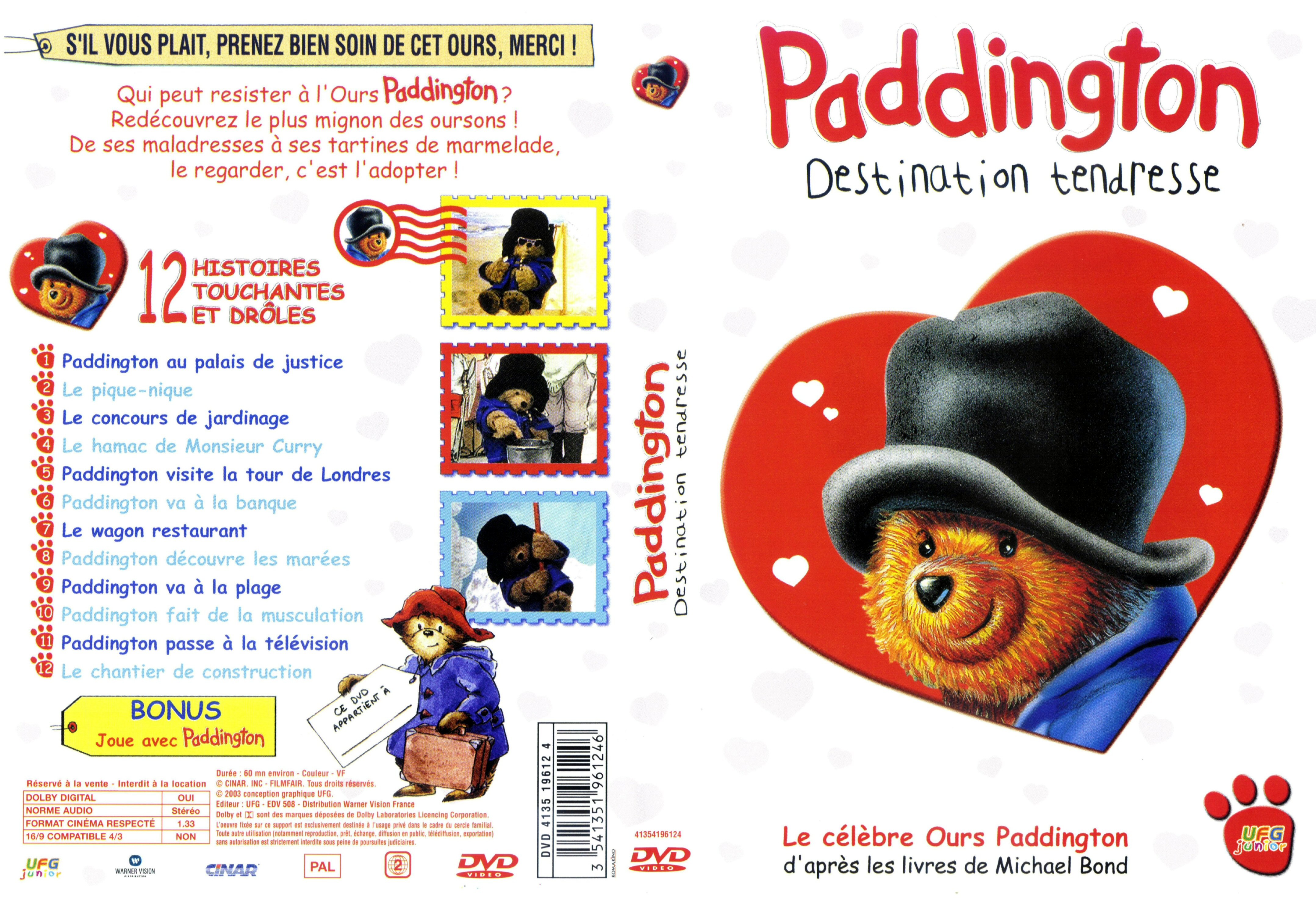 Jaquette DVD Paddington - Destination tendresse